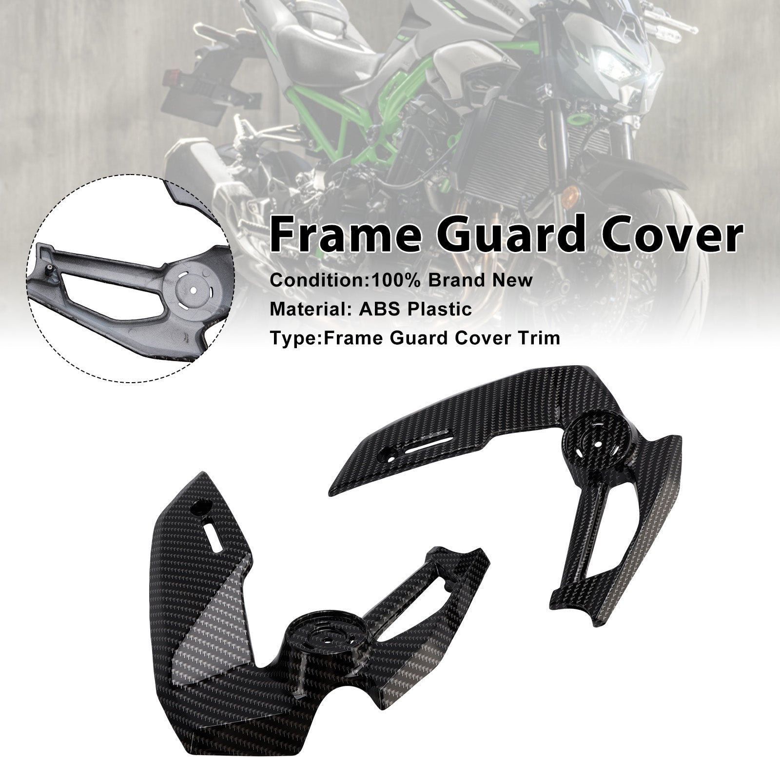 2025-2026 Kawasaki Z900 Frame Side Cover Guard Fairing