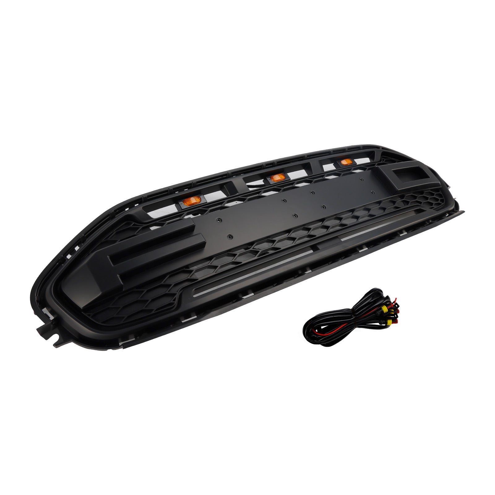 2019-2023 Ford Transit Connect W/LED Black Front Bumper Grill Grille