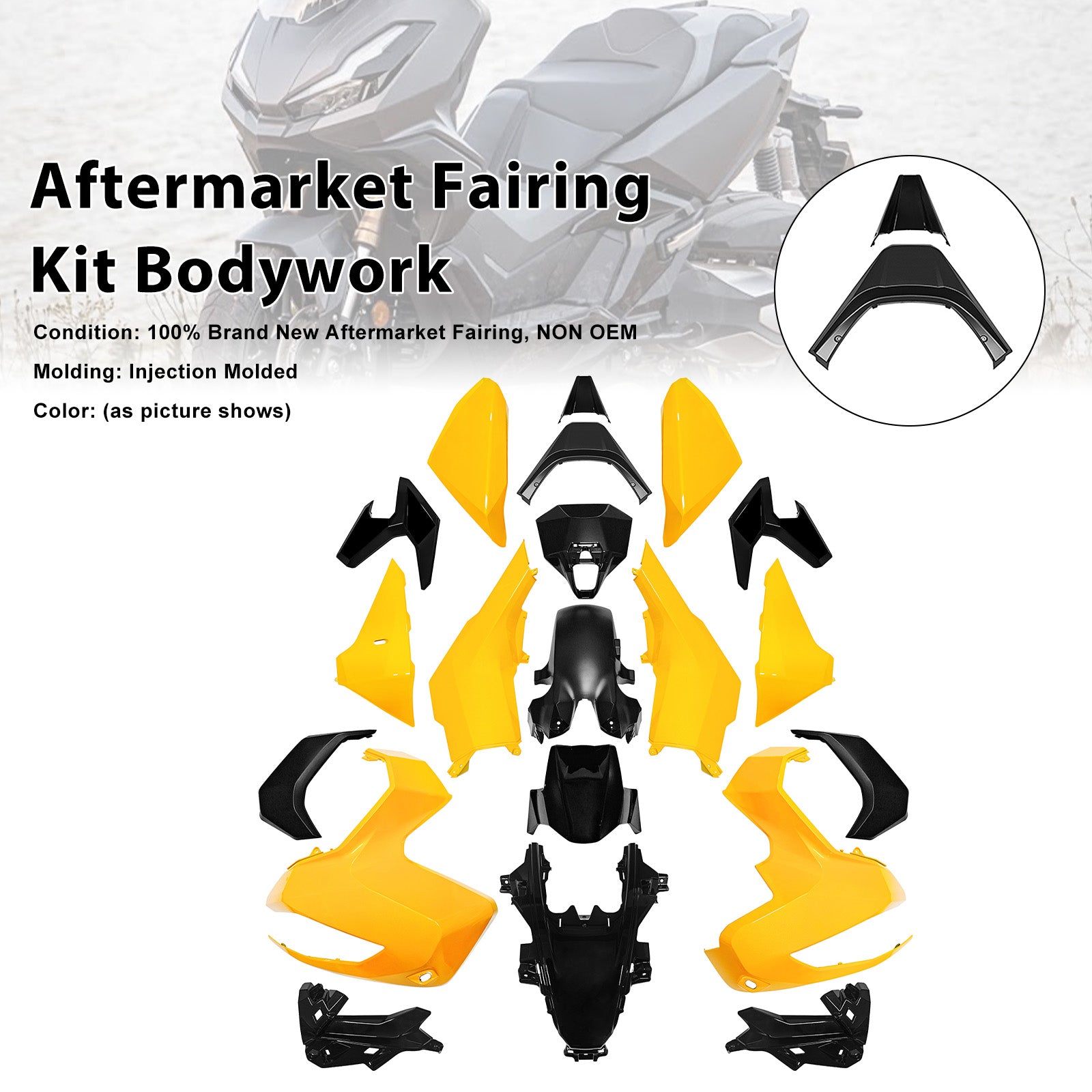 Injection ABS Plastic Bodywork Fairing Kit for 2022-2026 Honda ADV350 8 Colors
