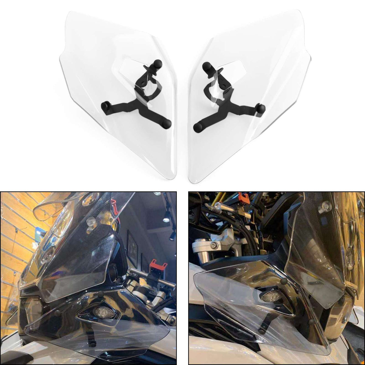 BMW R1200GS R1250GS LC ADV F750GS F850GS 제네릭용 오토바이 디플렉터 사이드 탑