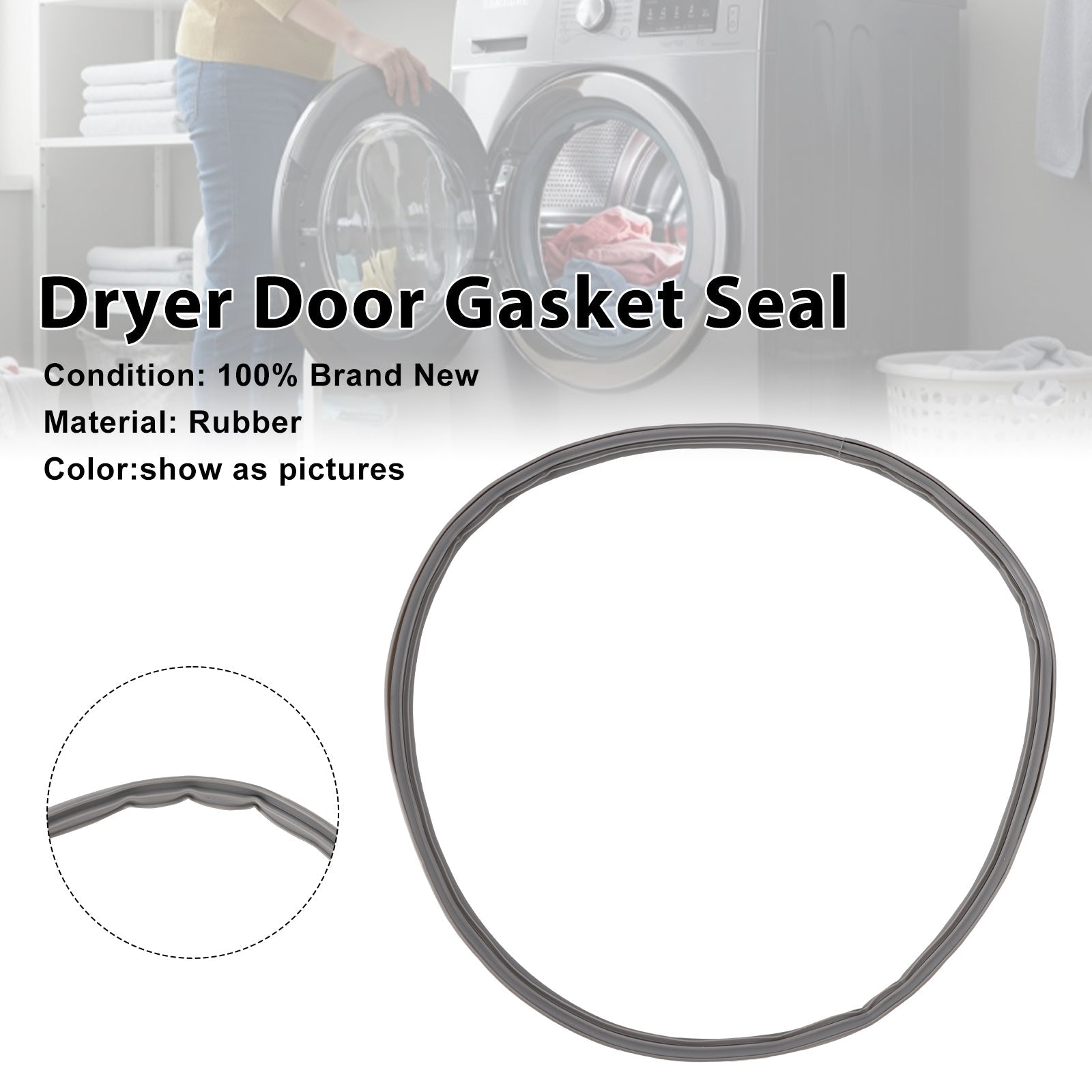 Dryer Door Gasket Seal DC62-00262A For Samsung Dryers