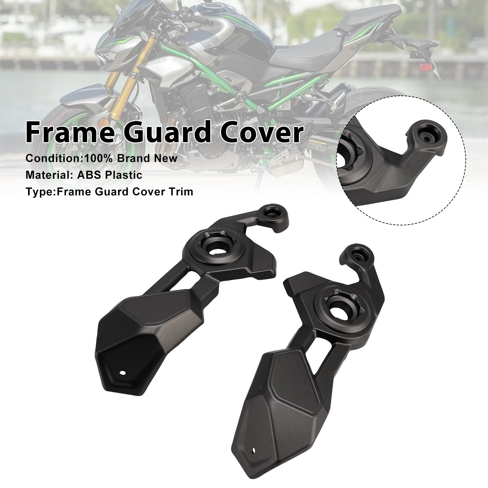 Frame Side Cover Panel Guard Fairing For Kawasaki Z900 2025-2026