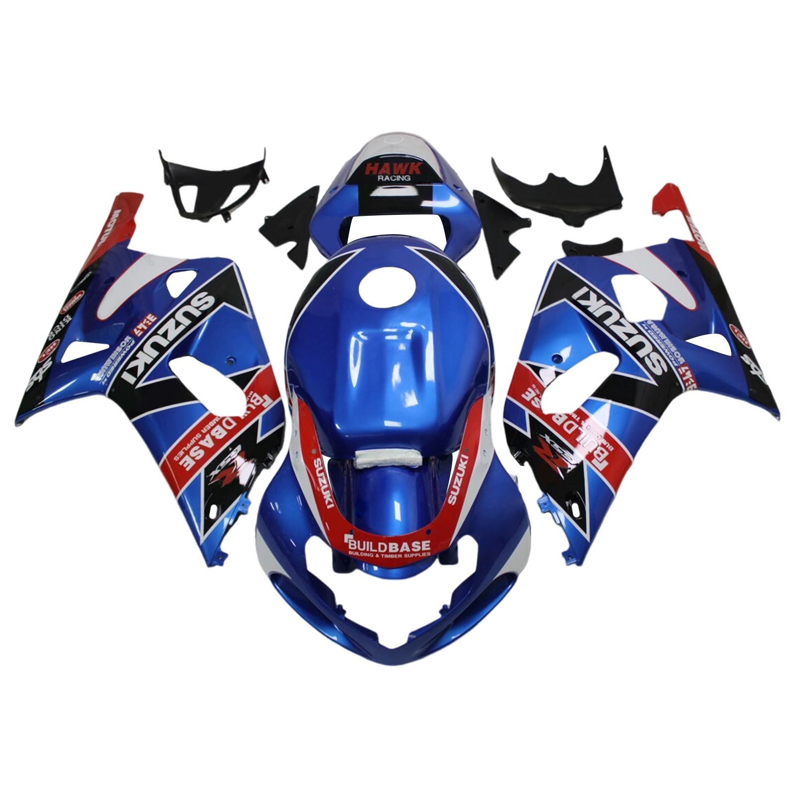 Amotopart Suzuki GSXR600 2001-2003 GSXR750 2000-2003 K1 Fairing Kit