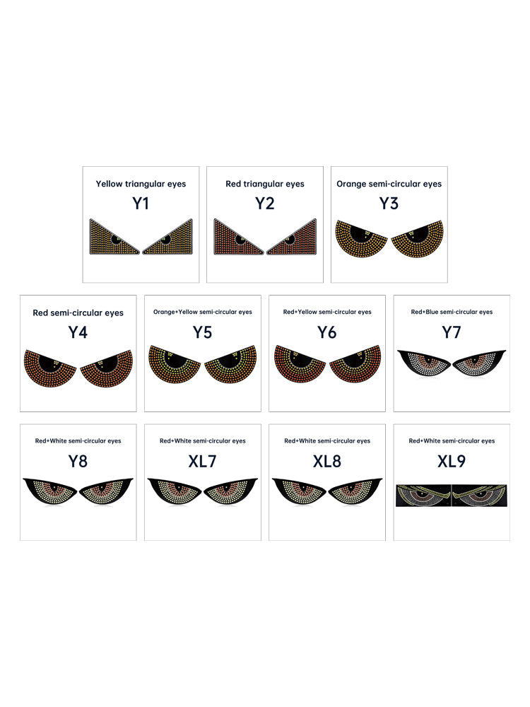 LED-Screen Devil's Eye Car Eye Light Truck Dynamic LED Light