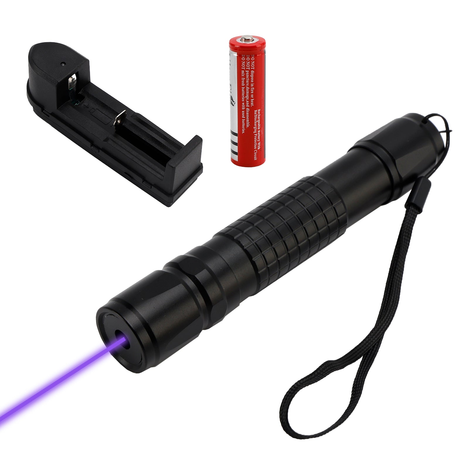 5MW 405NM Azul Púrpura Puntero Láser Pluma Luz de Haz Visible