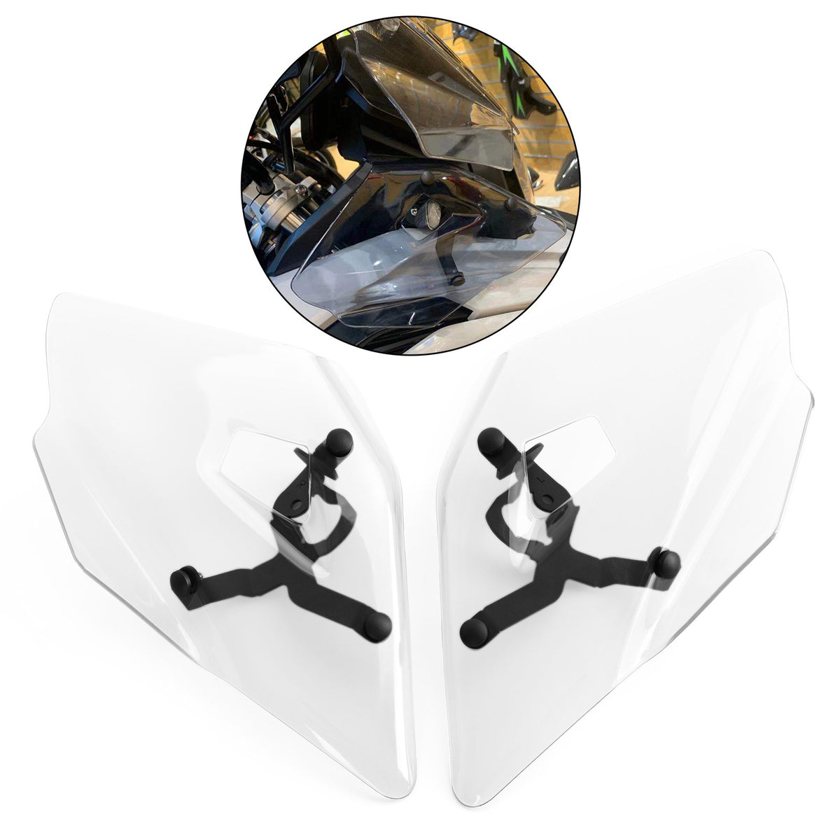 BMW R1200GS R1250GS LC ADV F750GS F850GS 제네릭용 오토바이 디플렉터 사이드 탑