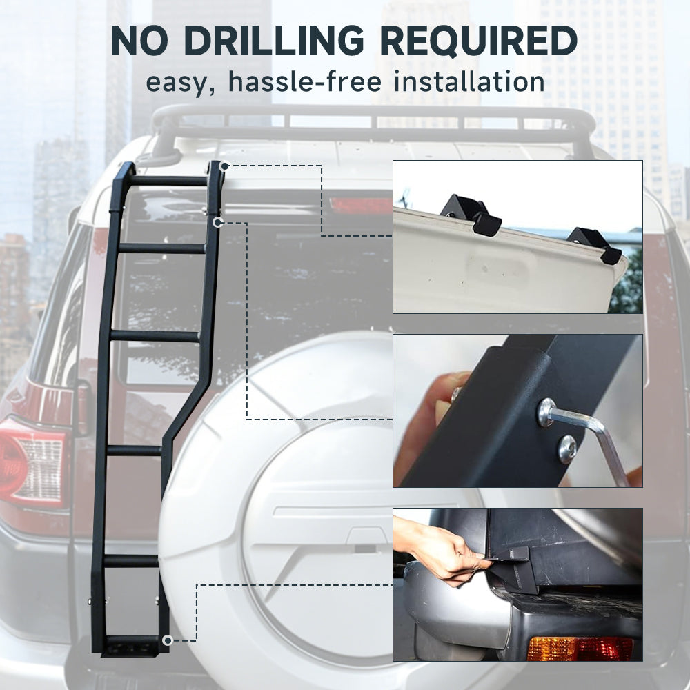 2007-2021 Toyota FJ Cruiser Rear Gate Ladder Kit Left Side