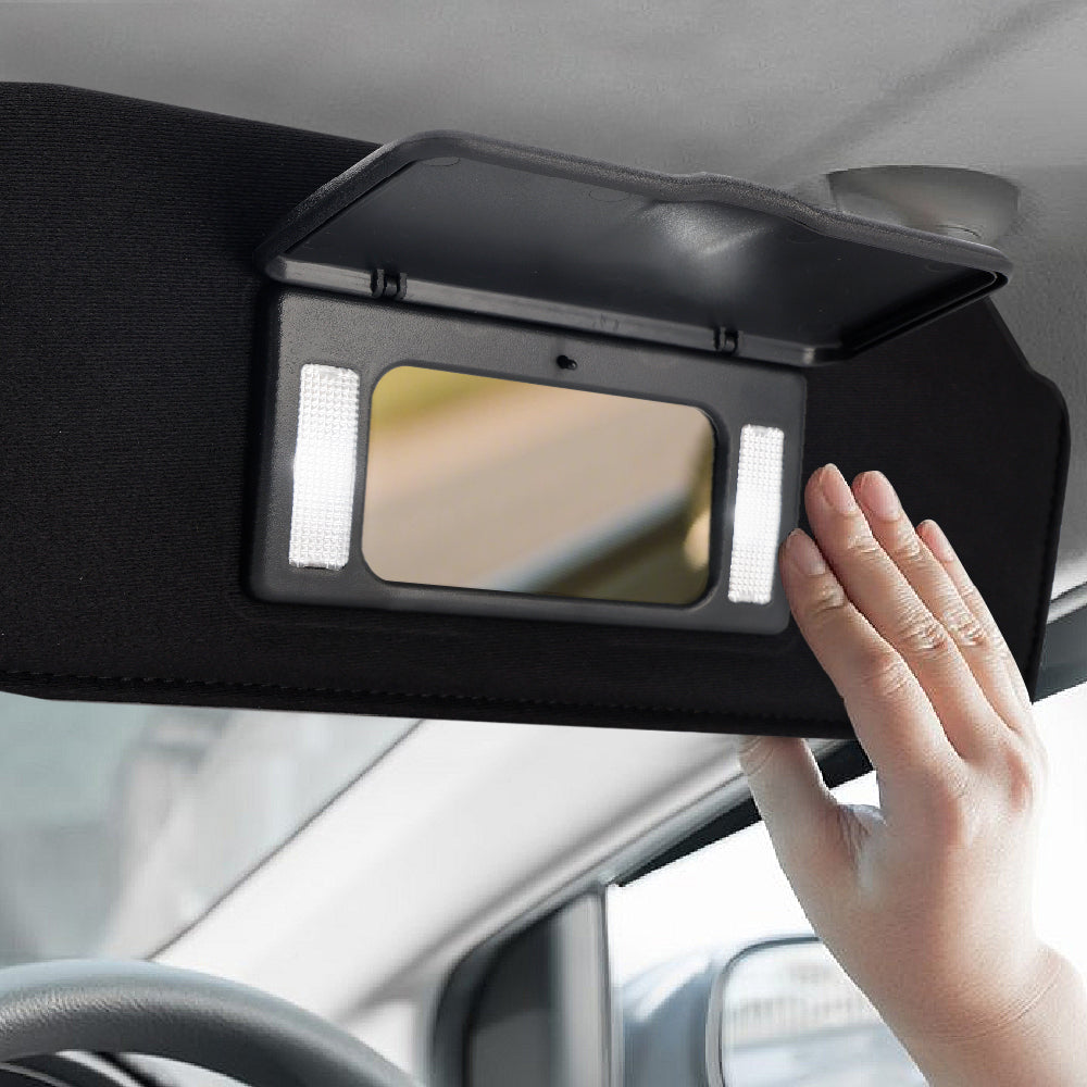 1997-2004 CORVETTE Sun Visor Vanity Mirror C5 Black SunVisors Pair Shaded