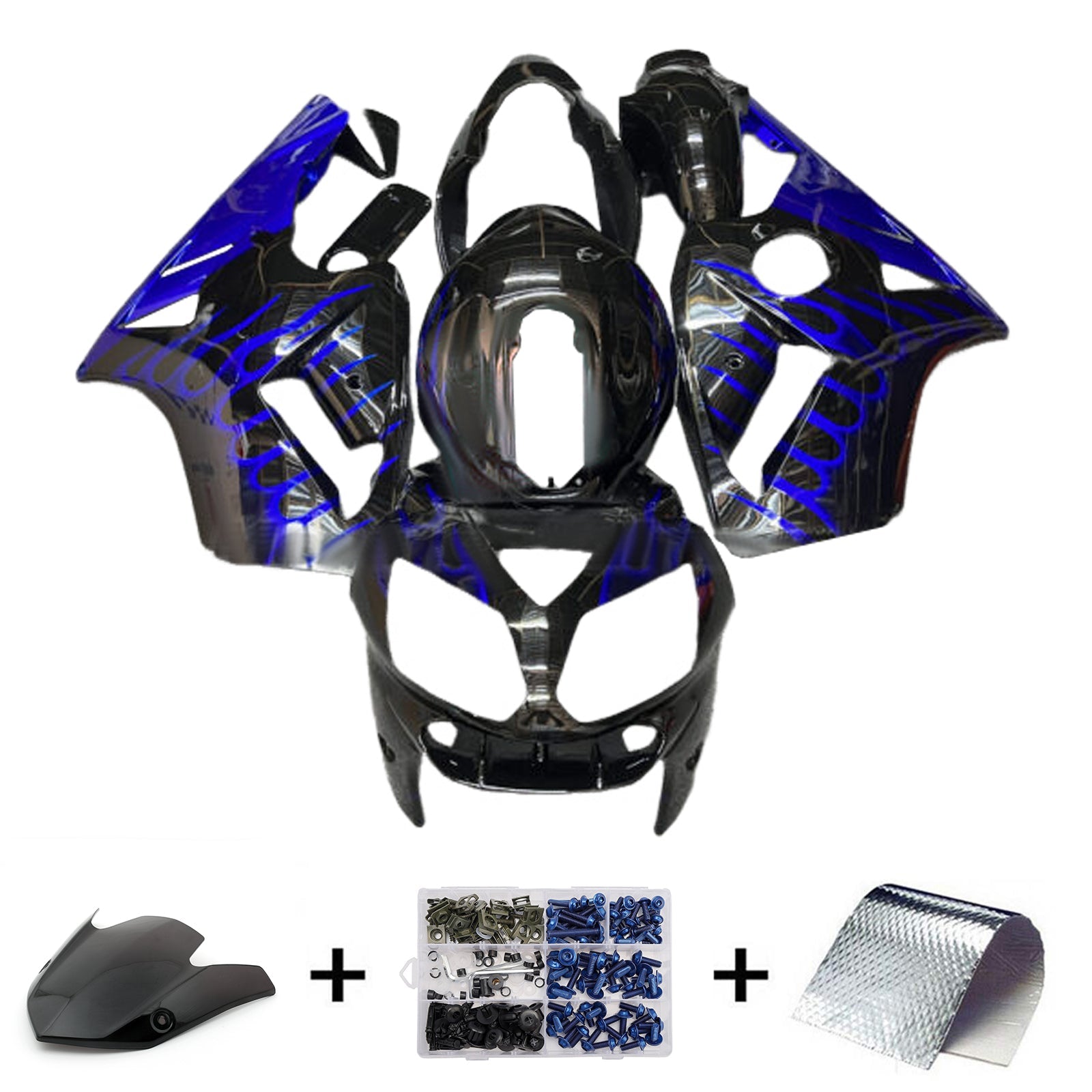 Injection Fairing Kit Bodywork Plastic ABS fit For Kawasaki ZX12R 2002-2005