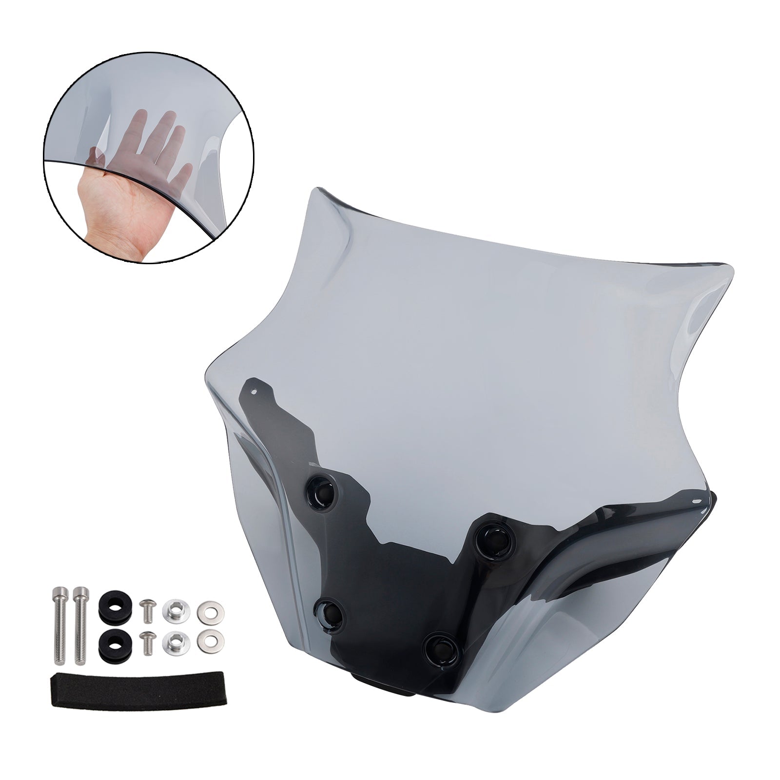 2024-2025 야마하 MT-09/SP 윈드실드 윈드스크린 + 브라켓