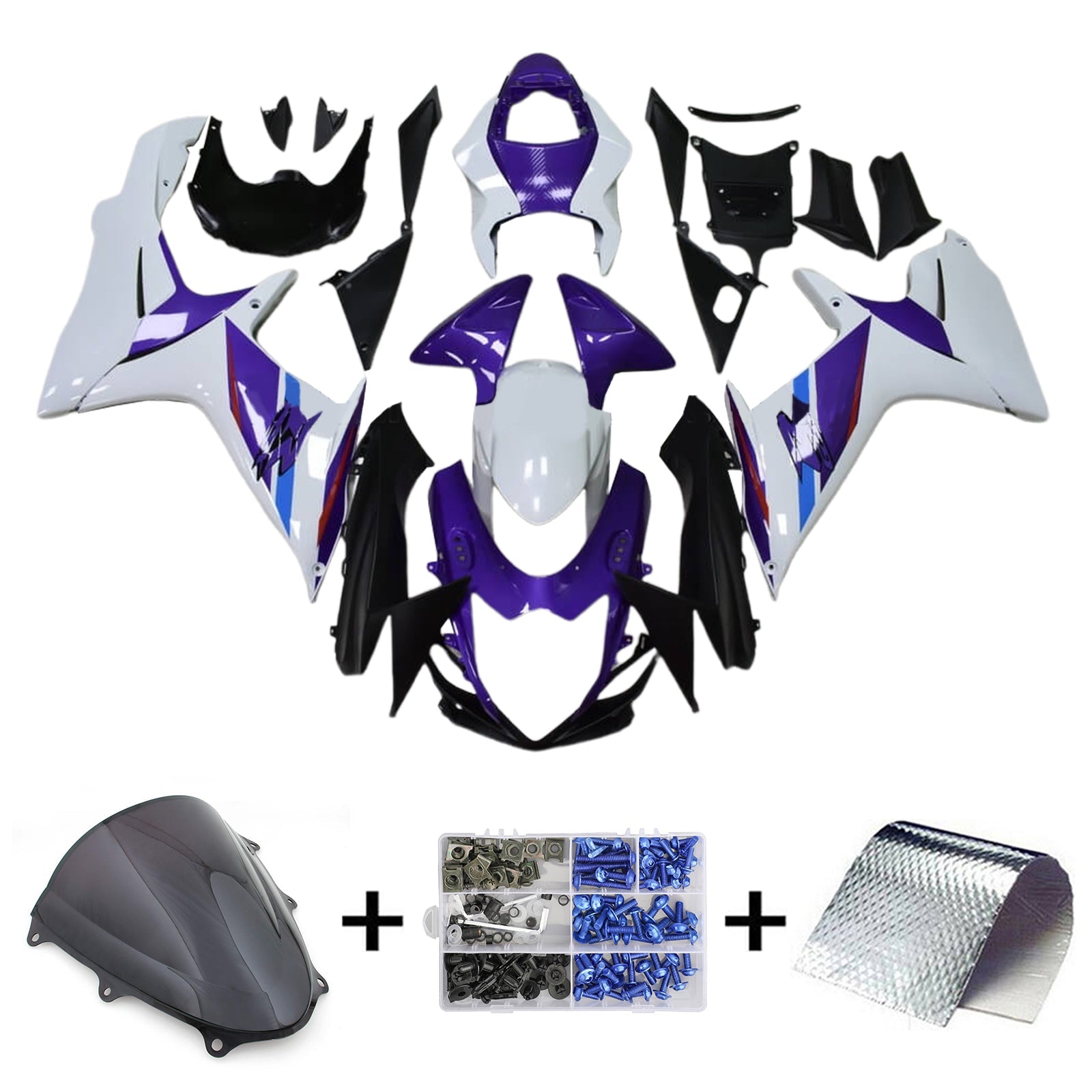 Amotopart Suzuki GSXR 600/750 2011-2025 K11 Fairing Kit Bodywork Plastic ABS