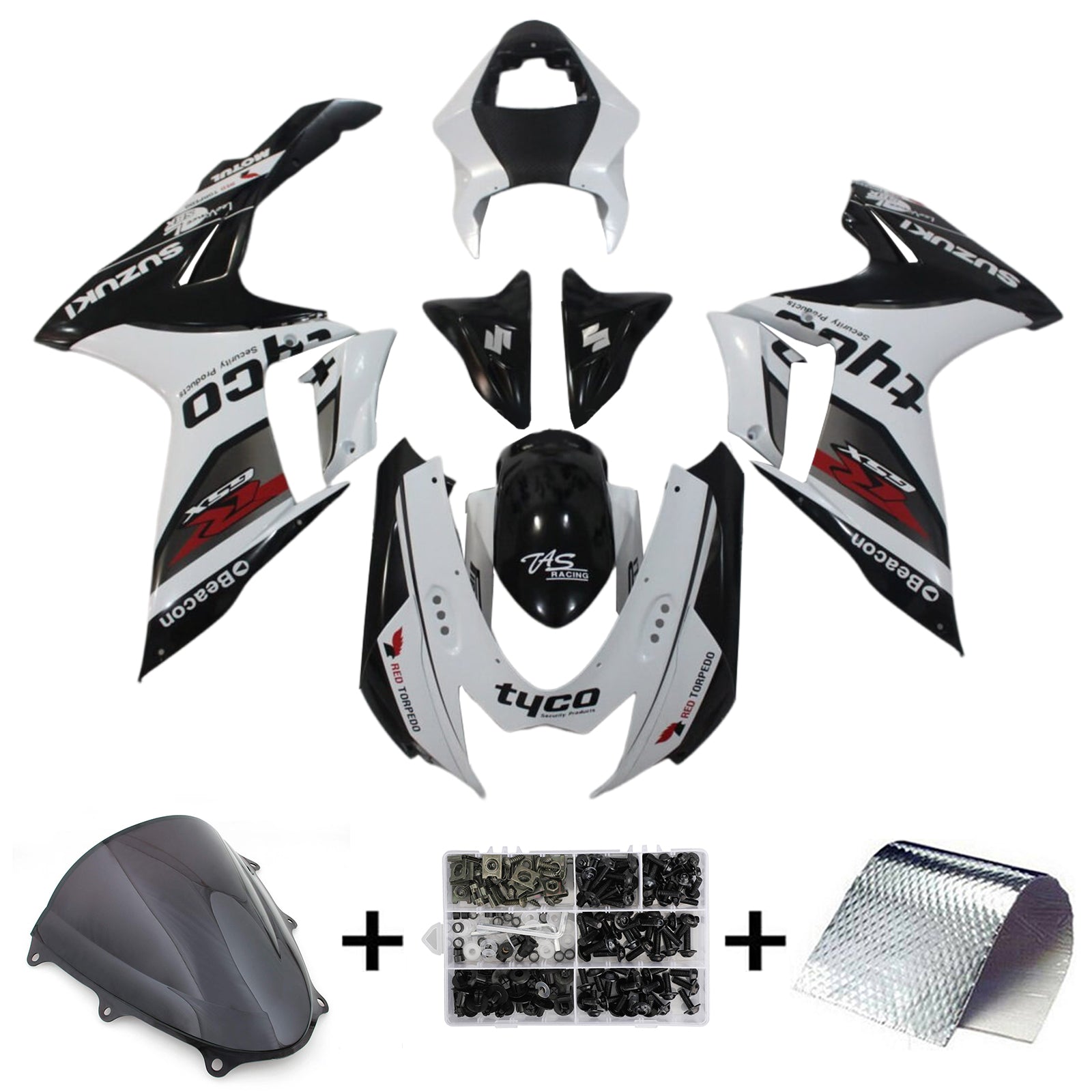 Amotopart Suzuki GSXR 600/750 2011-2025 K11 Fairing Kit Bodywork Plastic ABS