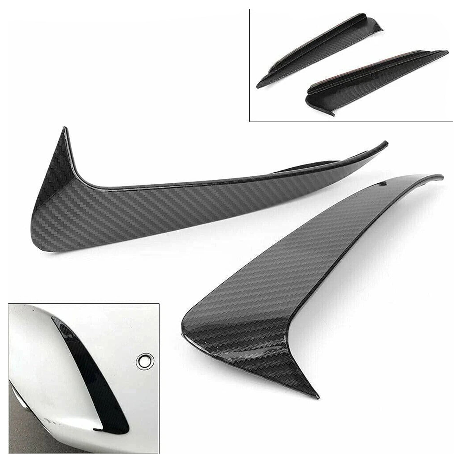 Rear Air Vent Cover Carbon Fiber Look For Benz C Class W205 C43 C63 2014-2019