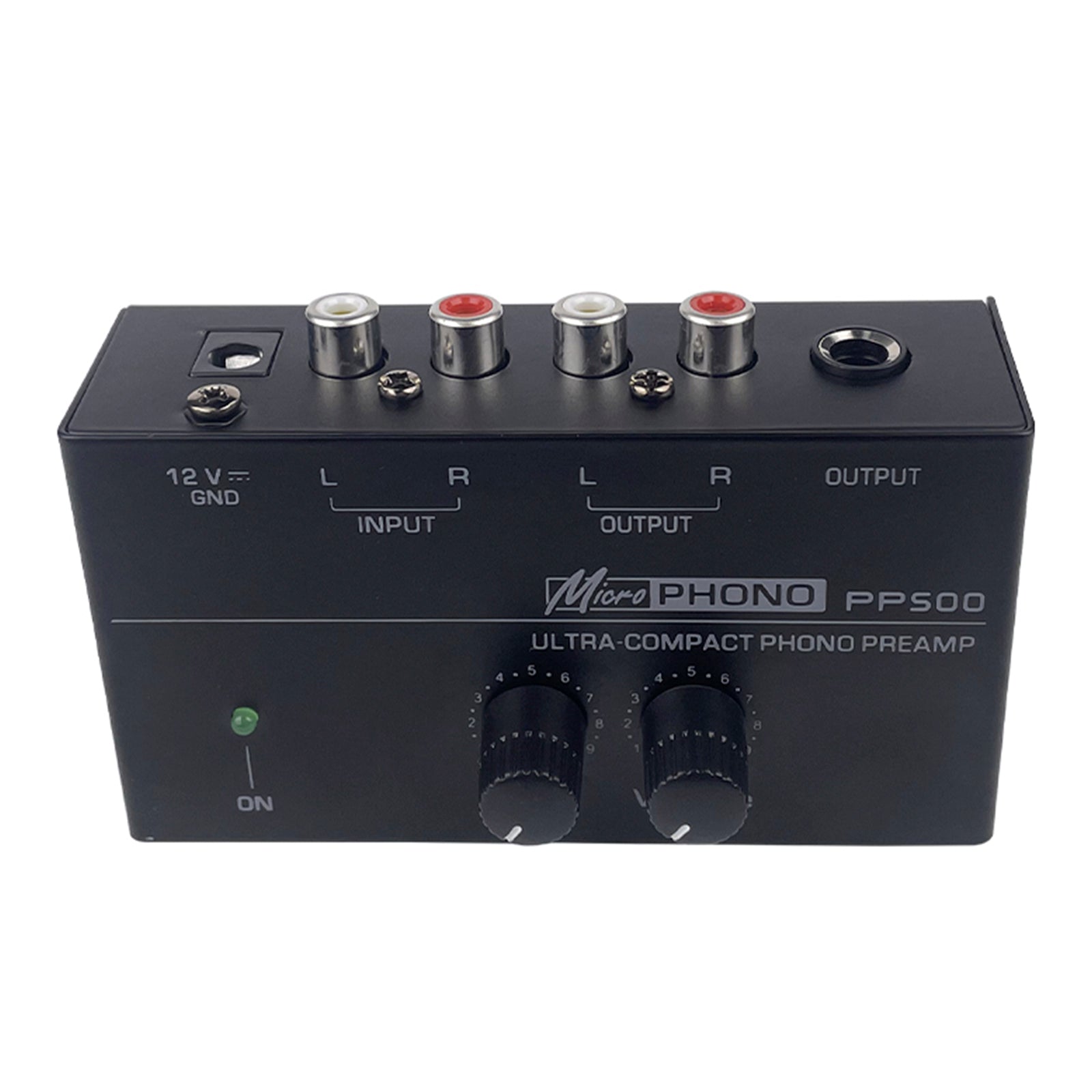 PP500 Phono Preamp Preamplifier with Level Volume Control for LP Vinyl Turntable