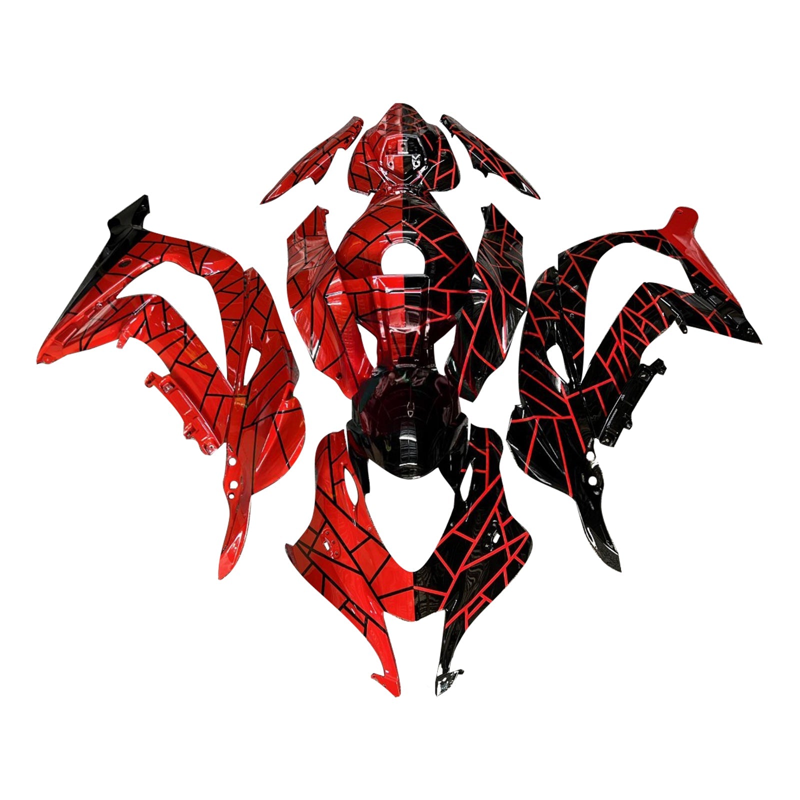 Injection Fairing Kit Bodywork Plastic ABS fit For Kawasaki ZX10R 2016-2020