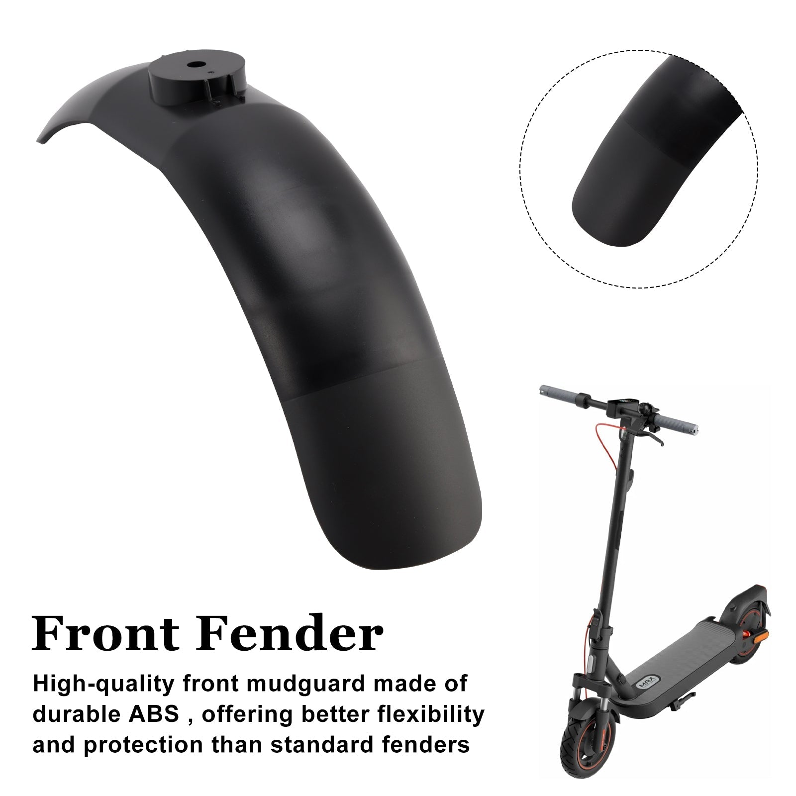 Front Fenders -Compatible with Xiaomi 4 Pro(1st Gen) E-Scooter