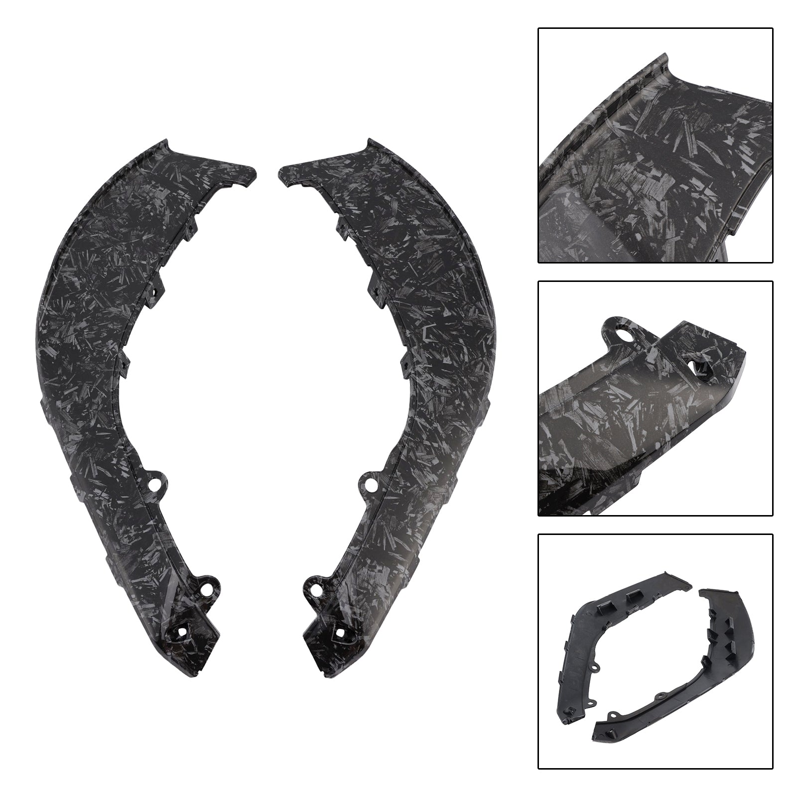 2021-2024 Aprilia RSV4 Upper Fairing Infills Side Panels Cowling Frame