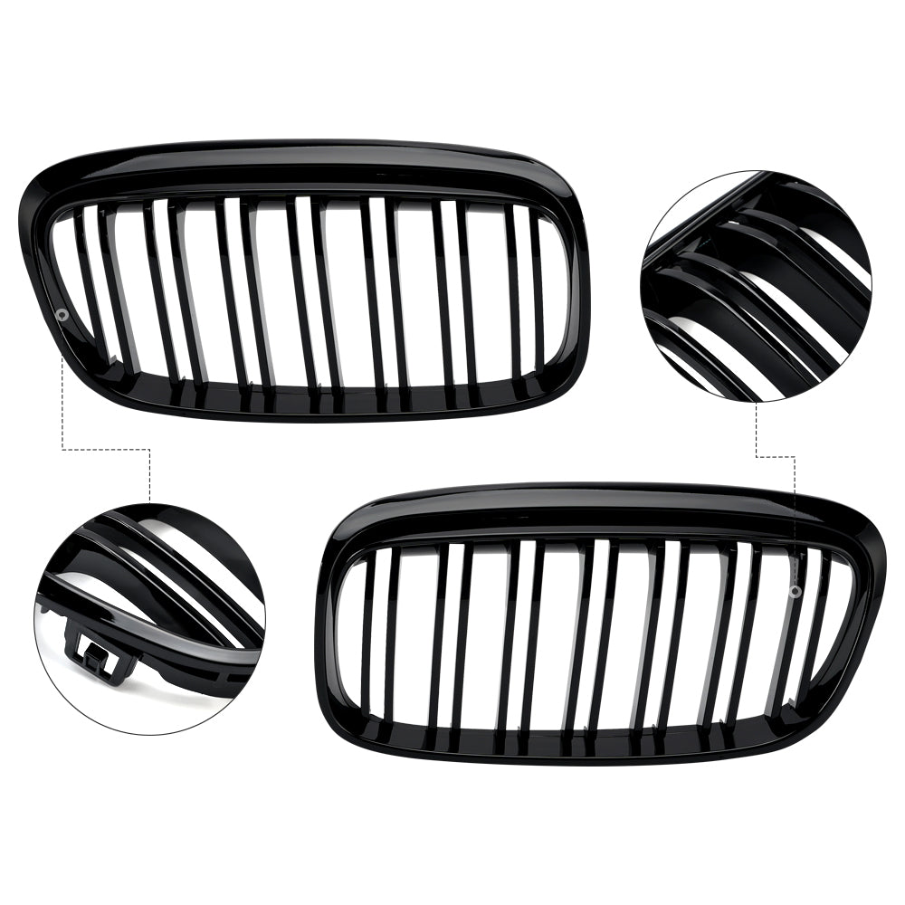 BMW 2 시리즈 Gran Tourer F45 F46 2015-2018 Gloss Black Front Grill Grille