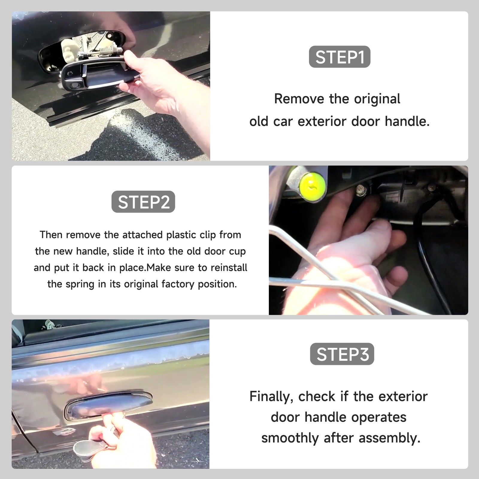 Acura Integra 1994-2001 용 2PC 외부 도어 핸들 레버