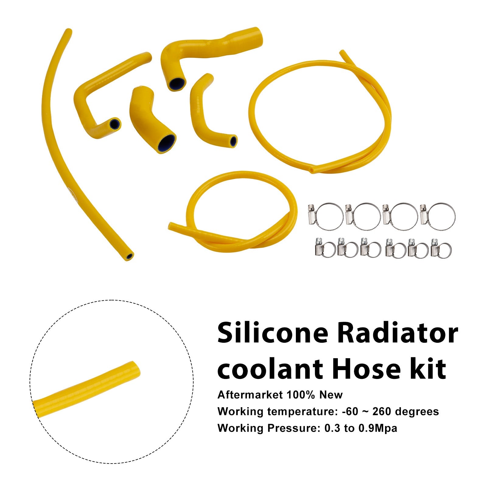 2021-2025 Aprilia RS 660 RS660 Silicone Radiator coolant Hose