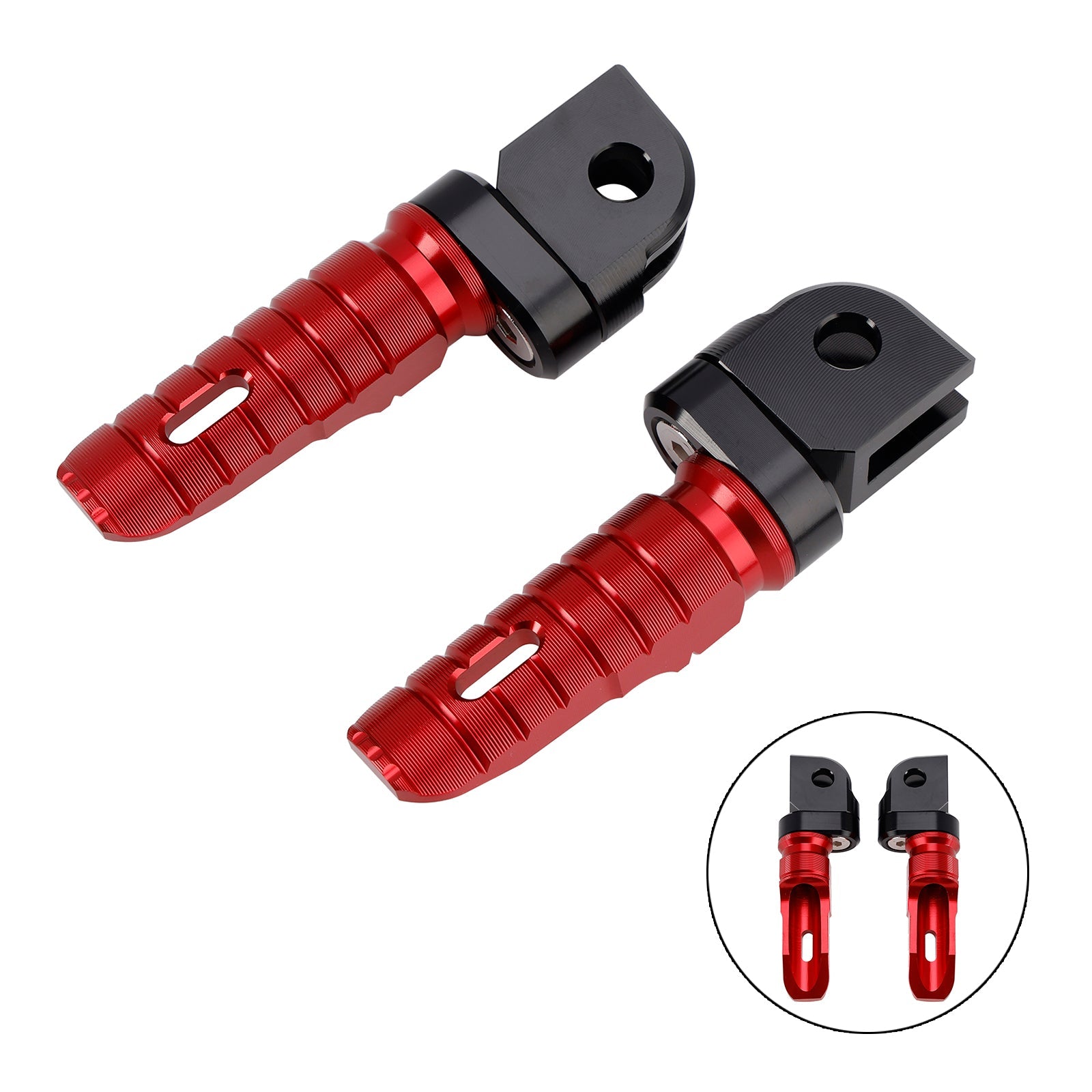 Front Footrests Foot Pegs fit for KAWASAKI ZX-4R ZX-4RR 24-25 NINJA 400 2018-2024