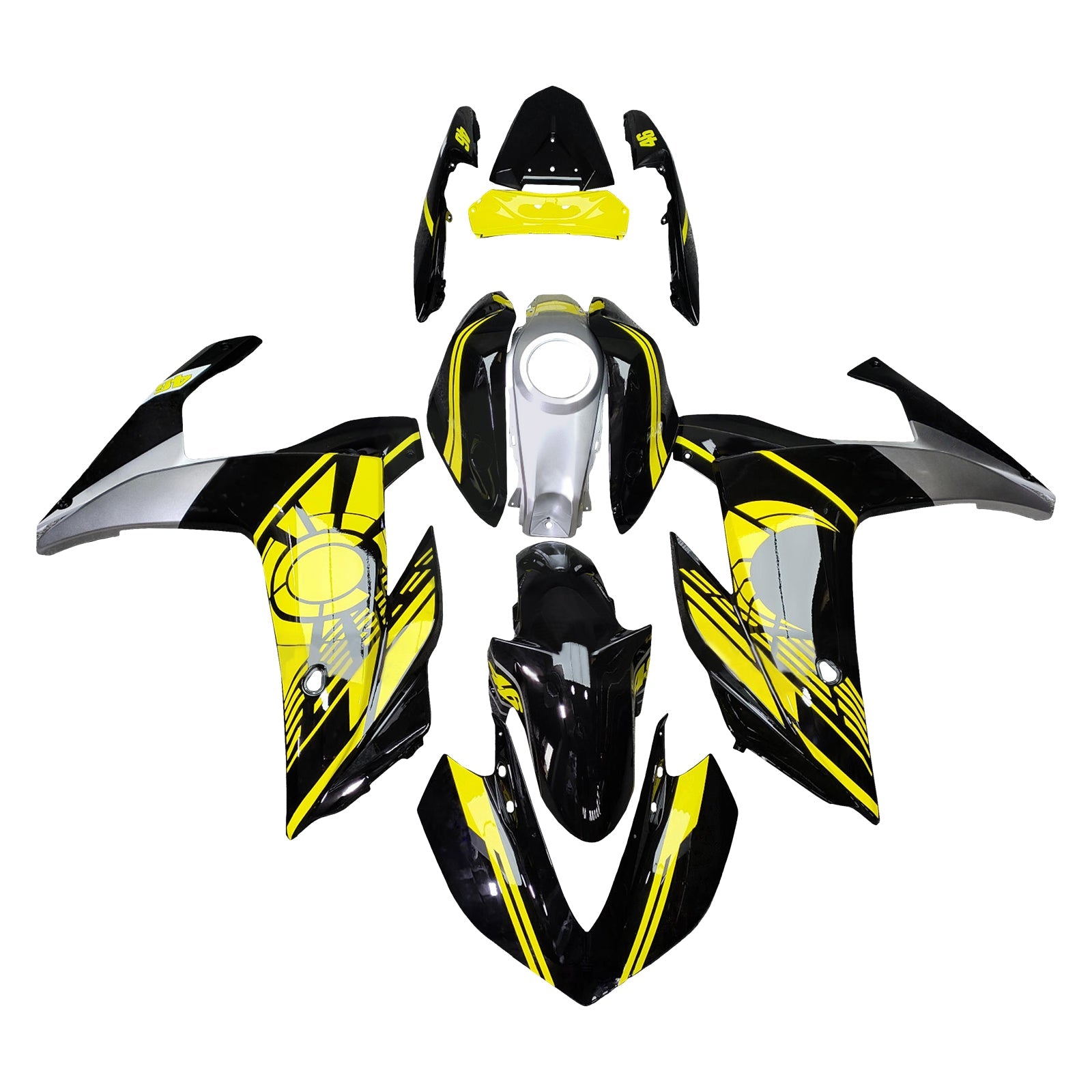 Injection Fairing Kit Bodywork ABS For Yamaha YZF-R3 2014-2018 R25 2015-2017