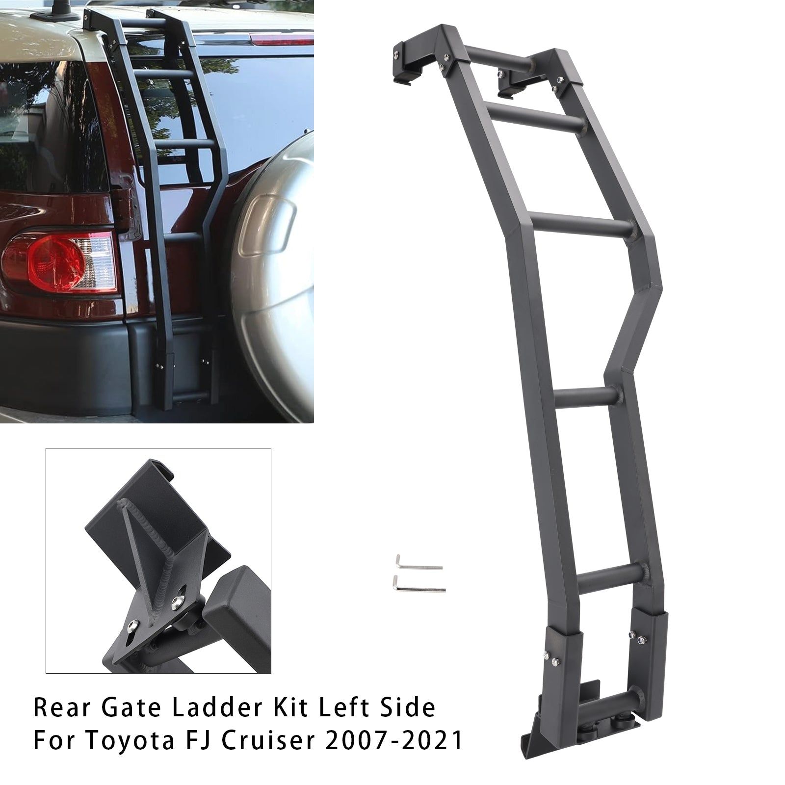 2007-2021 Toyota FJ Cruiser Rear Gate Ladder Kit Left Side