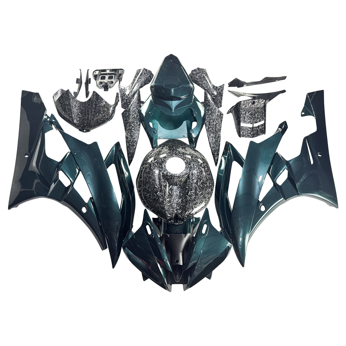 Injection Fairing Kit Bodywork Plastic ABS For Yamaha YZFR6 YZF-R6 2006-2007