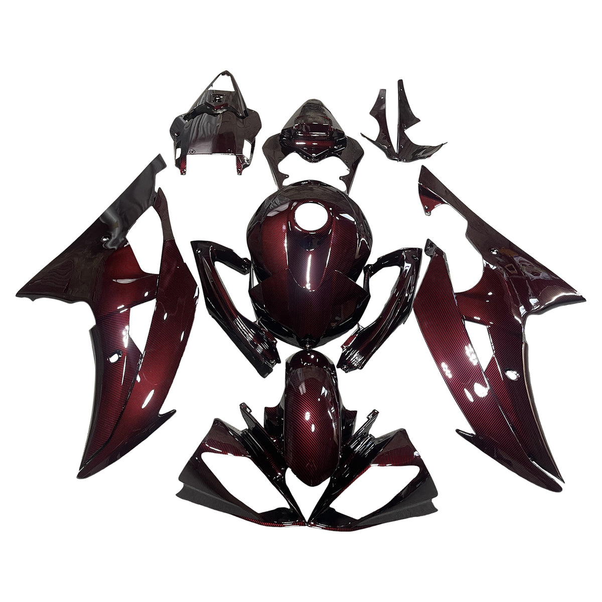 Injection Fairing Kit Bodywork Plastic ABS For Yamaha YZFR6 YZF-R6 2008-2016