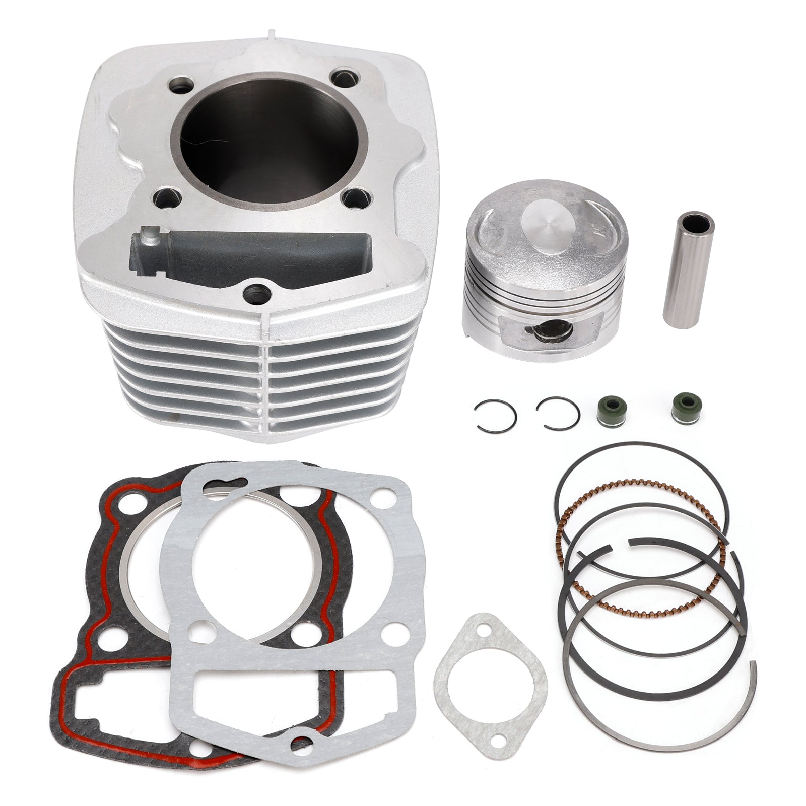 1982-1983 Honda ATC200E Big Red Cylinder Piston Gasket Top End Rebuild Kit 63mm 12100-427-010