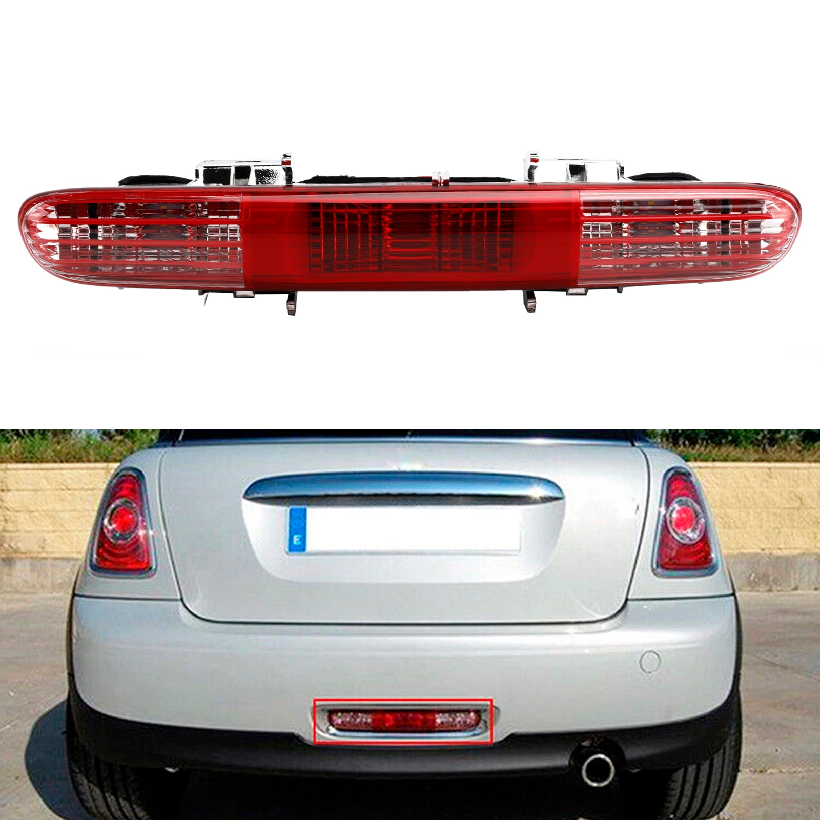 Rear Fog Light Reverse Brake Lamp For Mini Cooper R56 R57 R58 R59 2009-2015