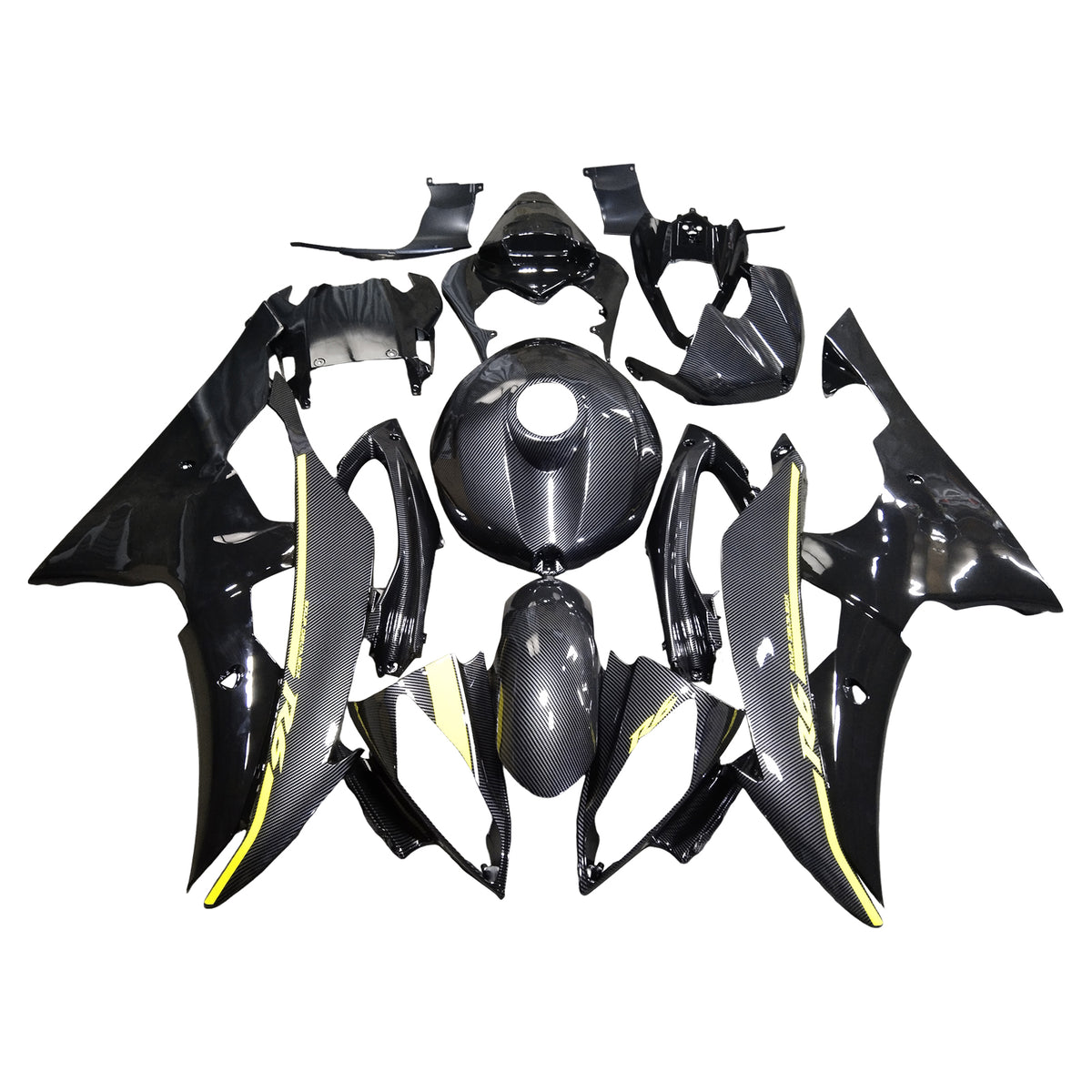 Injection Fairing Kit Bodywork Plastic ABS For Yamaha YZFR6 YZF-R6 2008-2016