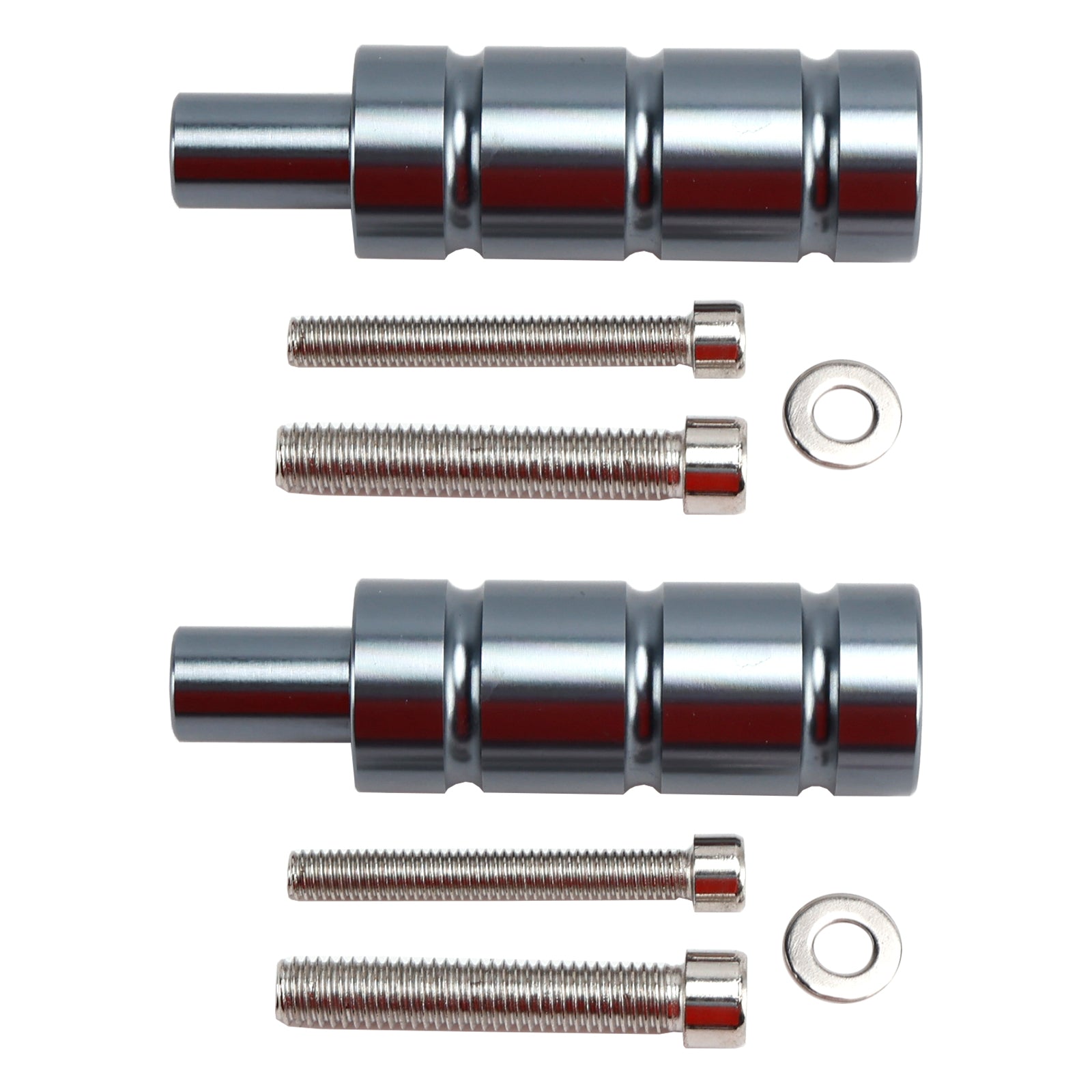 Aluminum M8 M6 Motorcycle Headlight Fog Light Mount Bracket Extender Support Bar