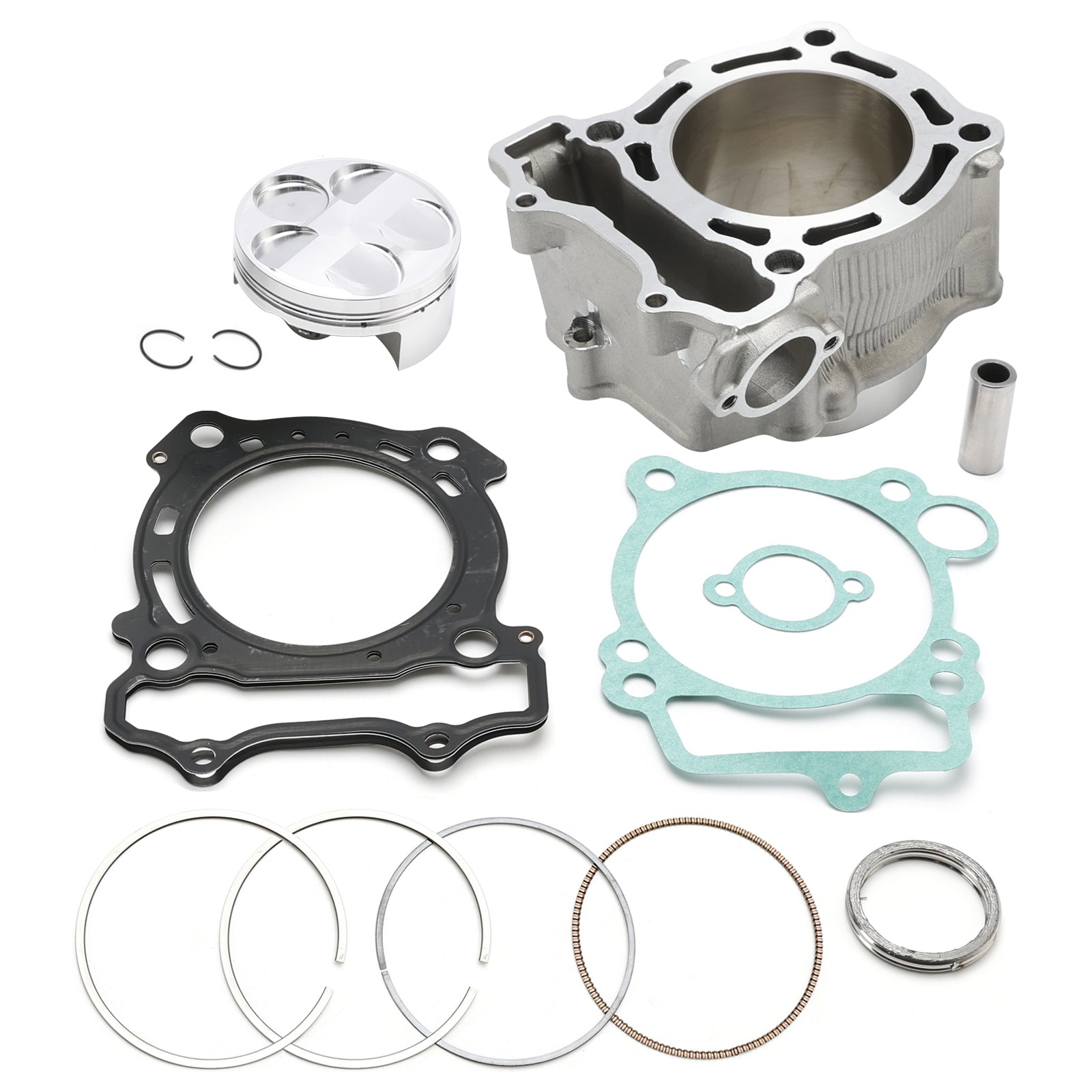 77mm Cylinder Piston Top End Rebuild Kit for Yamaha YZ250F WR250 YZ 250F 2001-2013 5XC-11311-20, 5XC-11311-10, 5XC-11311-01 5NL-11631-10, 5NL-11631-20