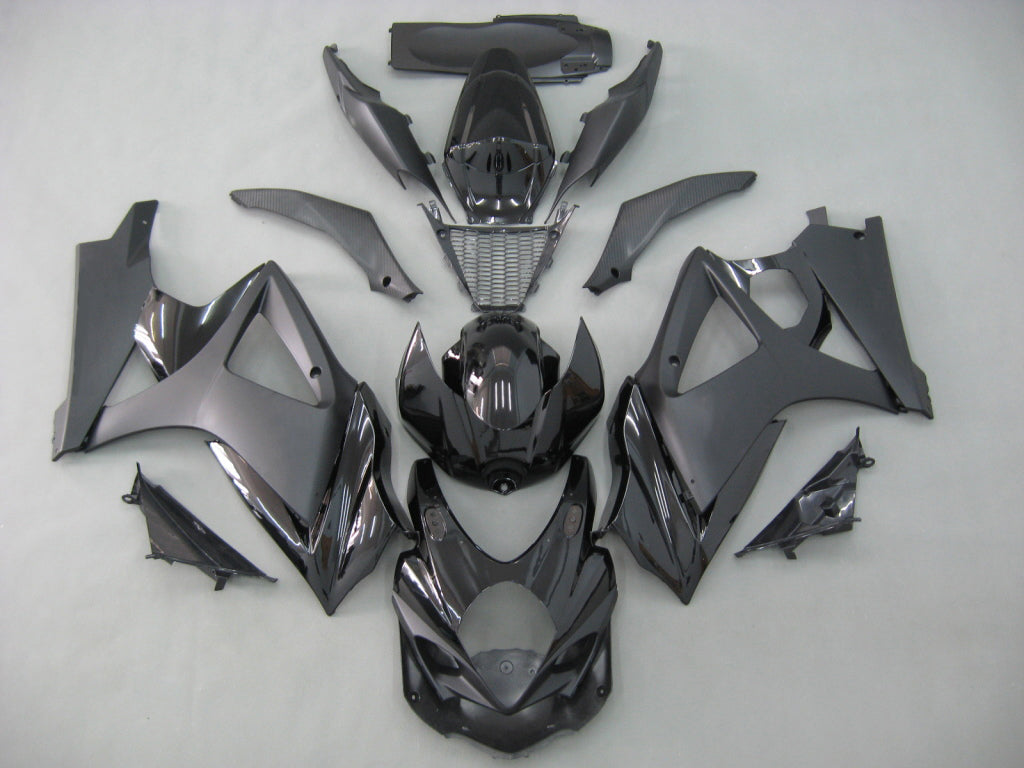 페어링 2007-2008 스즈키 GSXR 1000 올블랙 GSXR 제네릭