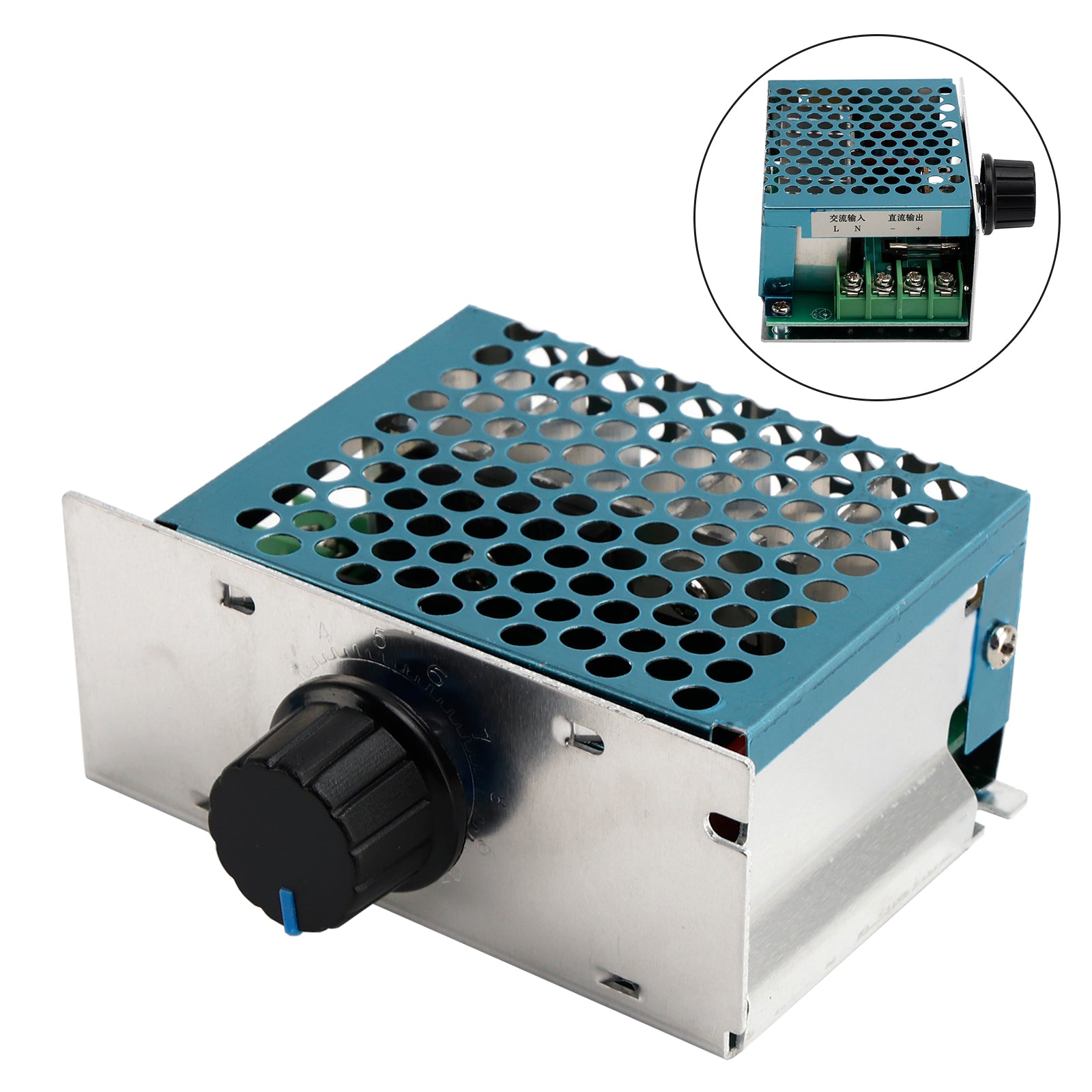 AC 220V 입력 노브 20A DC 220V 모터 속도 컨트롤러 레귤레이터 스위치
