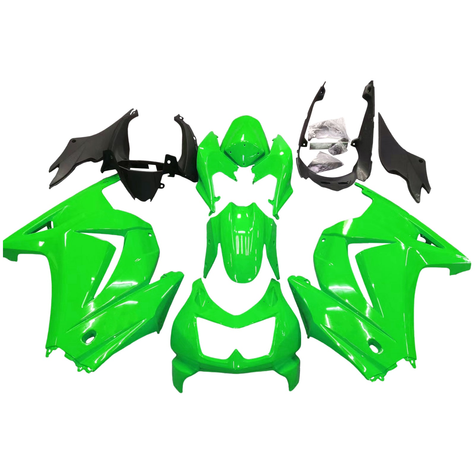 2008-2012 EX250 / Ninja 250R Bodywork Fairing ABS Injection Molded Plastics 4 Colors Generic