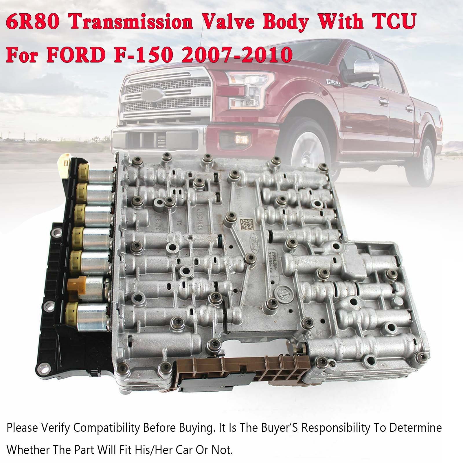 6R80 Transmission Valve Body With TCU For 2007-2010 FORD F-150 Expedition Ranger Mustang Generic