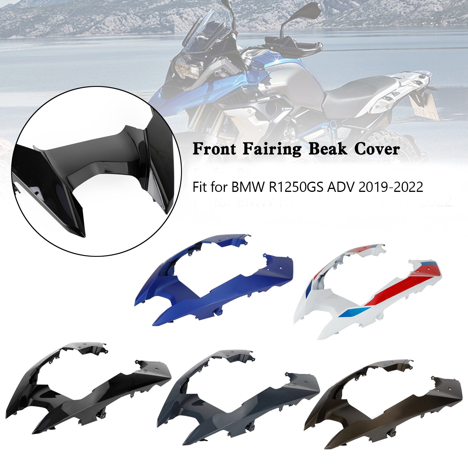 2019-2023 BMW R1250GS ADV Front Nose Fairing Beak Fender Cover