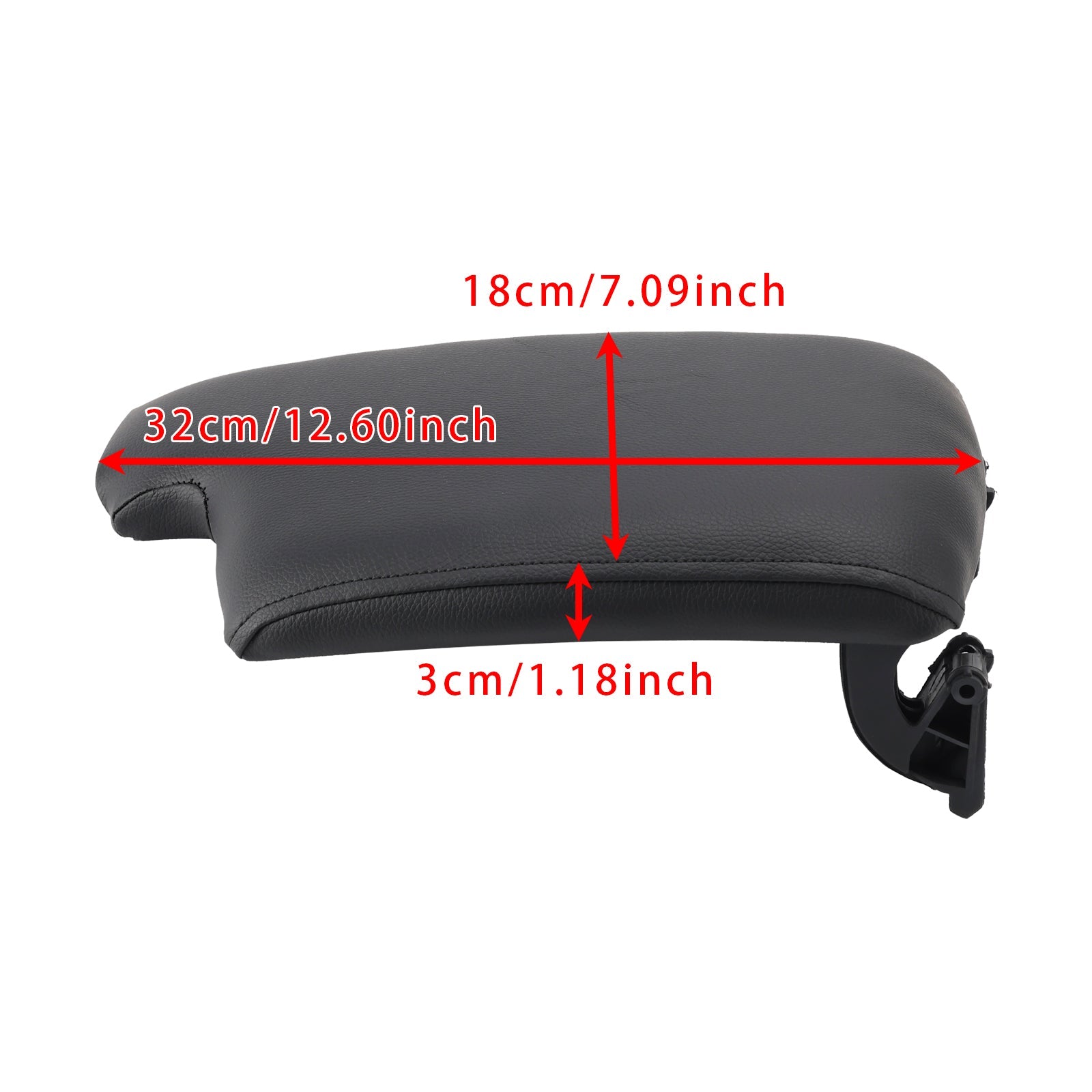 Black Leather Armrest Centre Console Lid For BMW E90 E91 E92 E93 51169134486