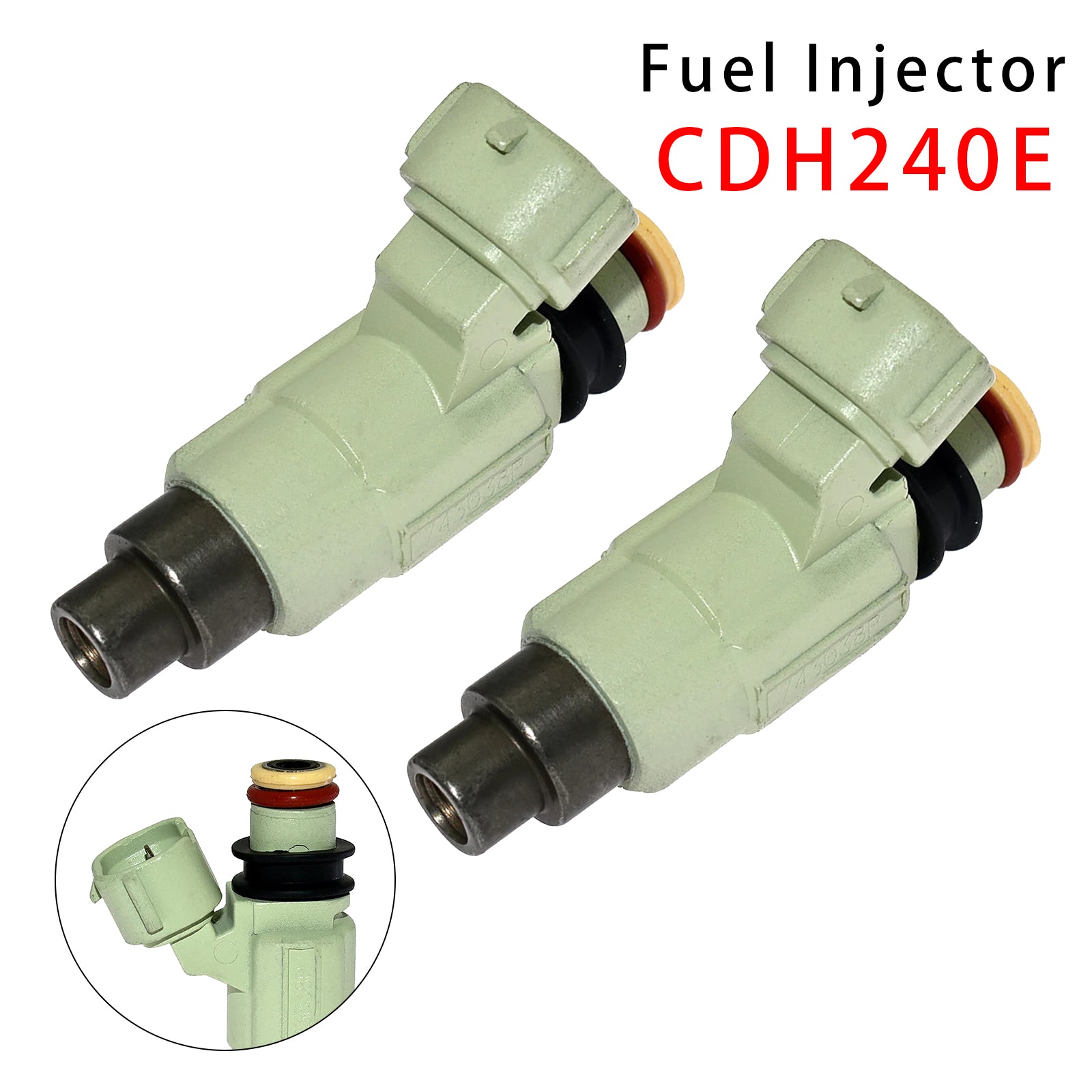 2003 Mitsubishi Outlander 2.4L I4 2Pcs Fuel Injector CDH240E