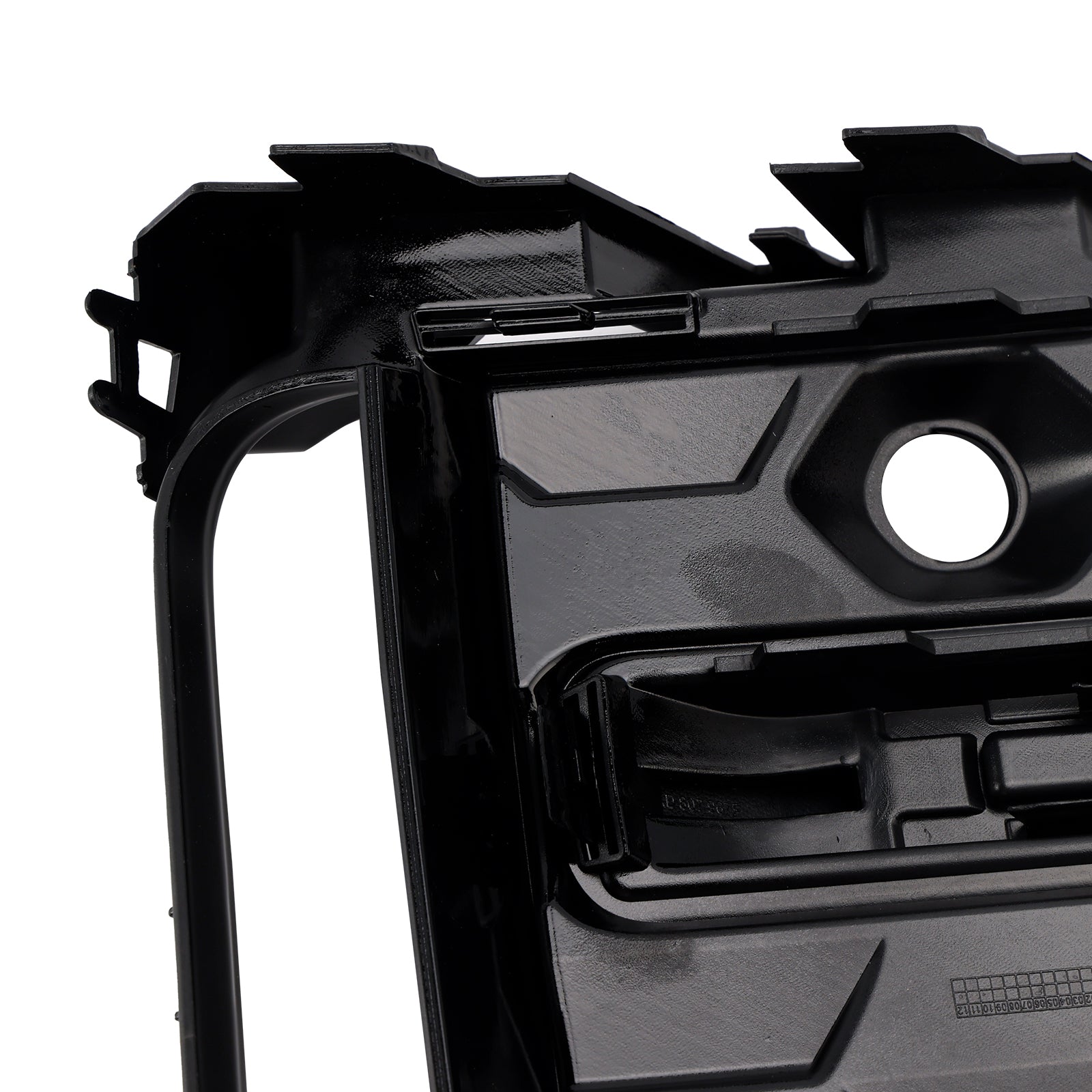 2023+ Audi A6 C8PA S-Line S6 2PCS Front Bumper Fog Light Grille Trim Black