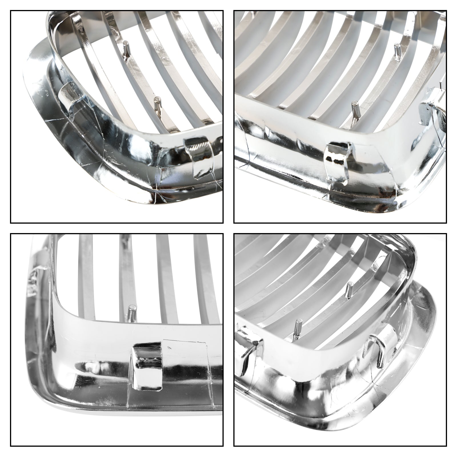 BMW 7 Series E38 1994-2001 2PCS Chrome Front Kidney Grill Grille