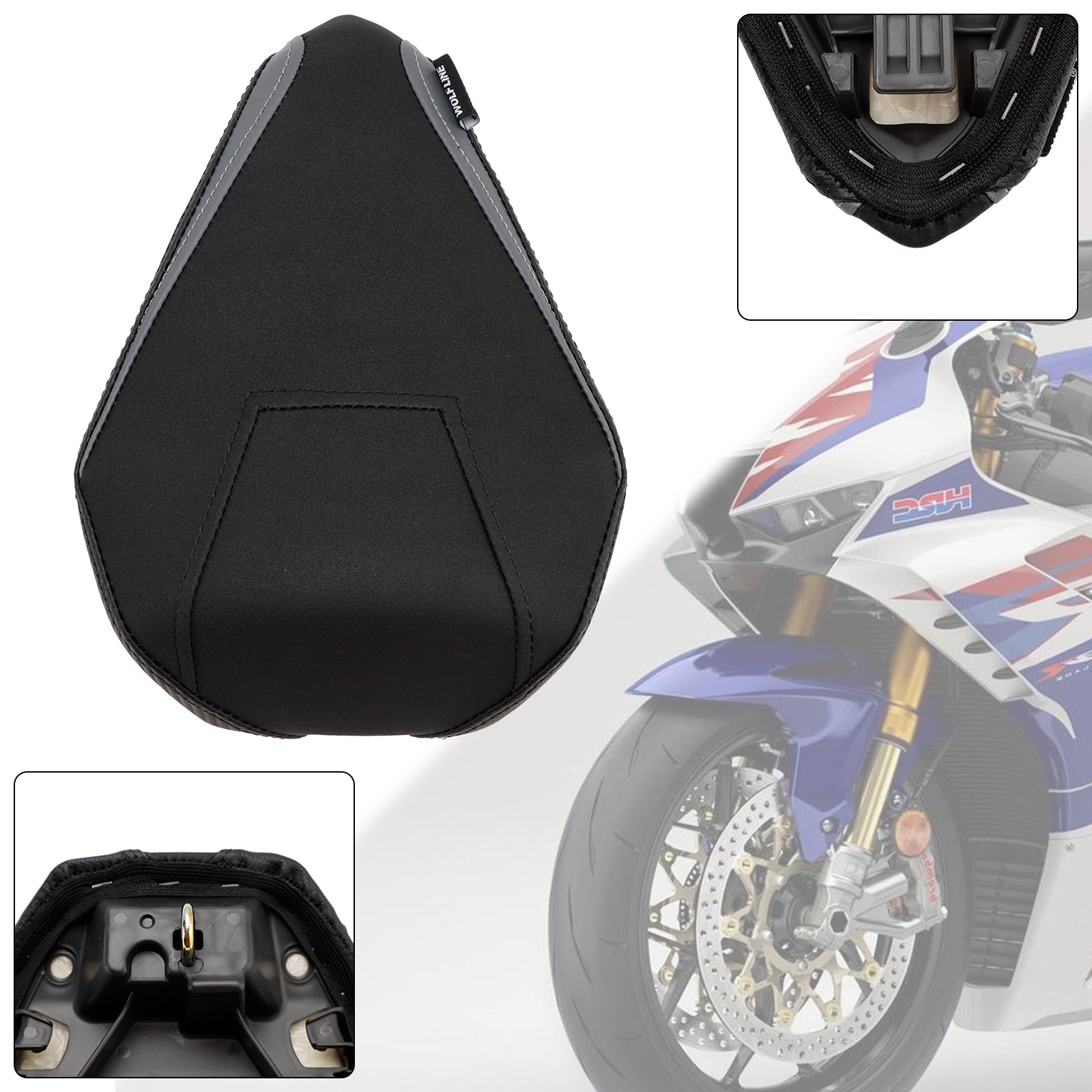 2020 2021 2022 2023 Honda Cbr1000Rr-R Rear Seat Passenger Cushion Flat Red