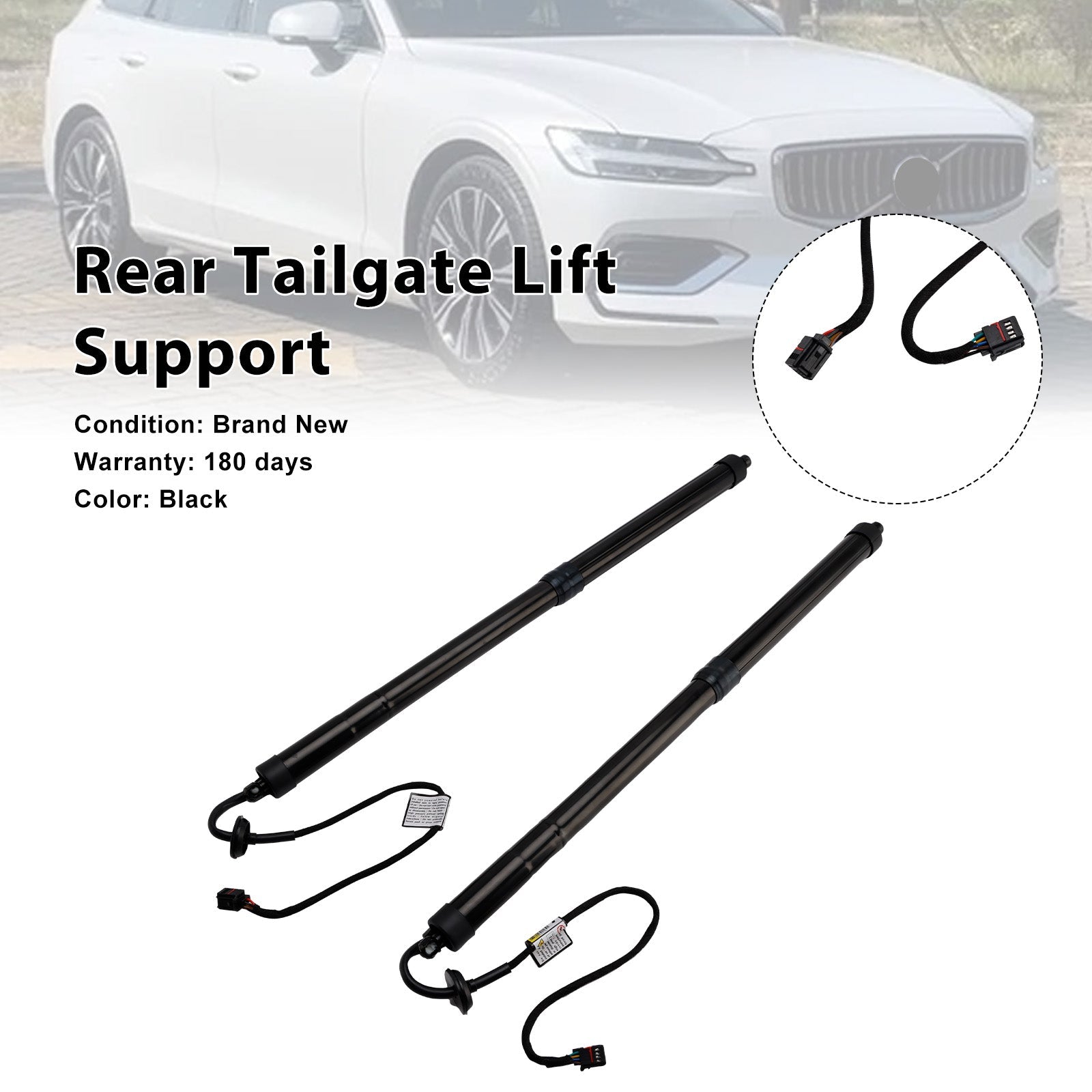 2018-2024 VOLVO V60 II 2PCS Electric Tailgate Lift Gas Strut 32357571