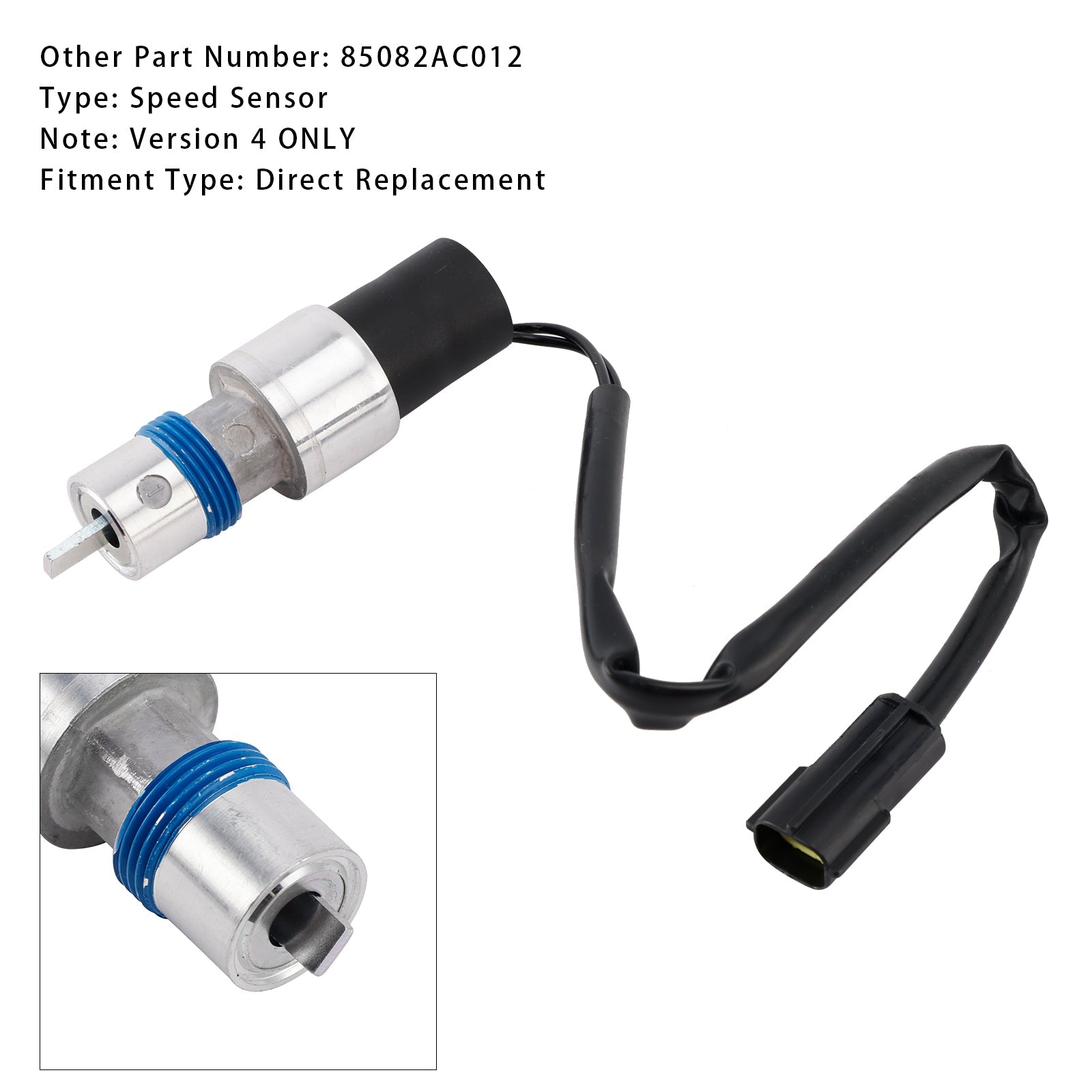 1997-1998 Subaru Impreza V4 Only Gearbox Speed Speedo Sensor 85082AC012