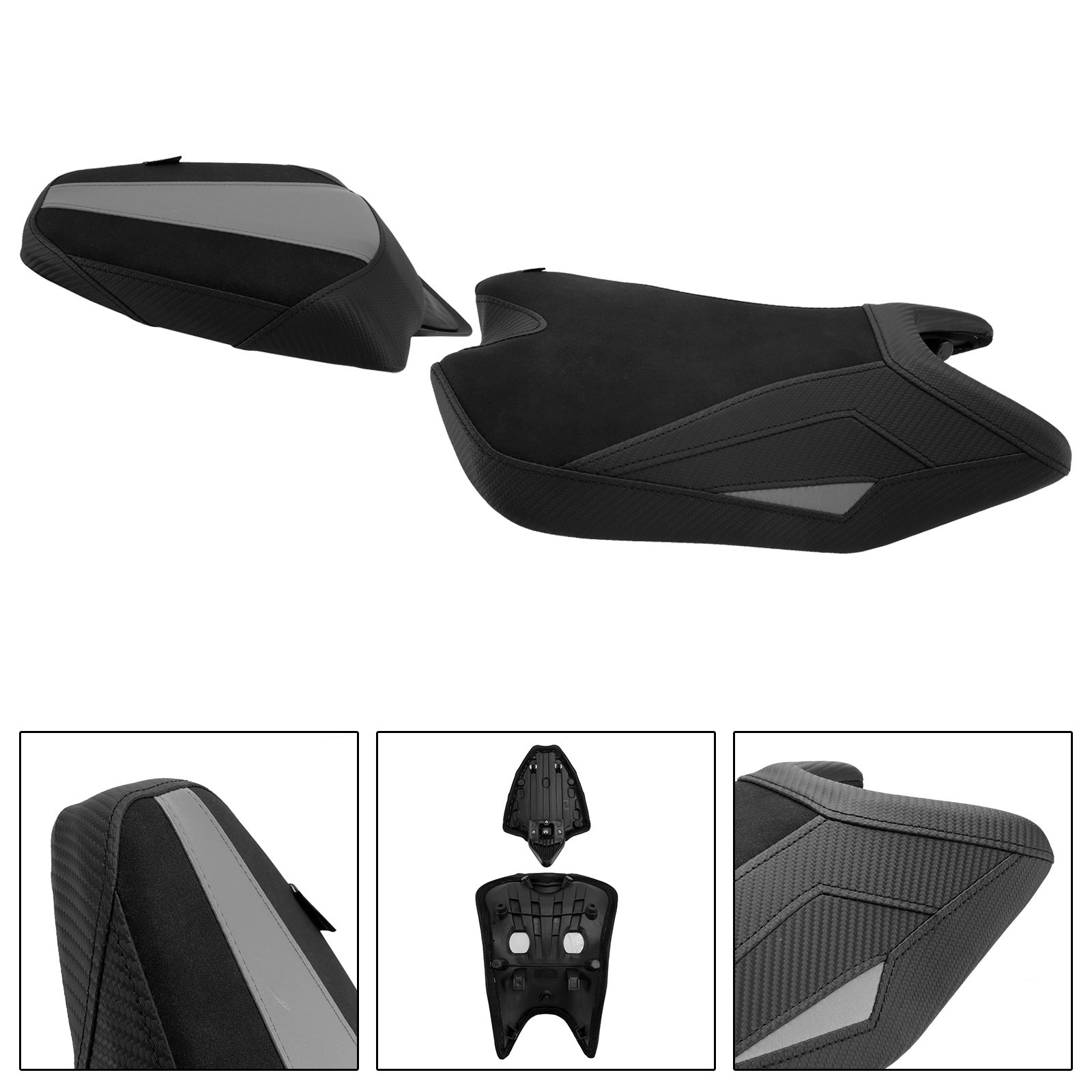 2024-2025 For Aprilia Rs457 Rs 457 Lower Front W/ Rear Seat Driver Pillion Gray