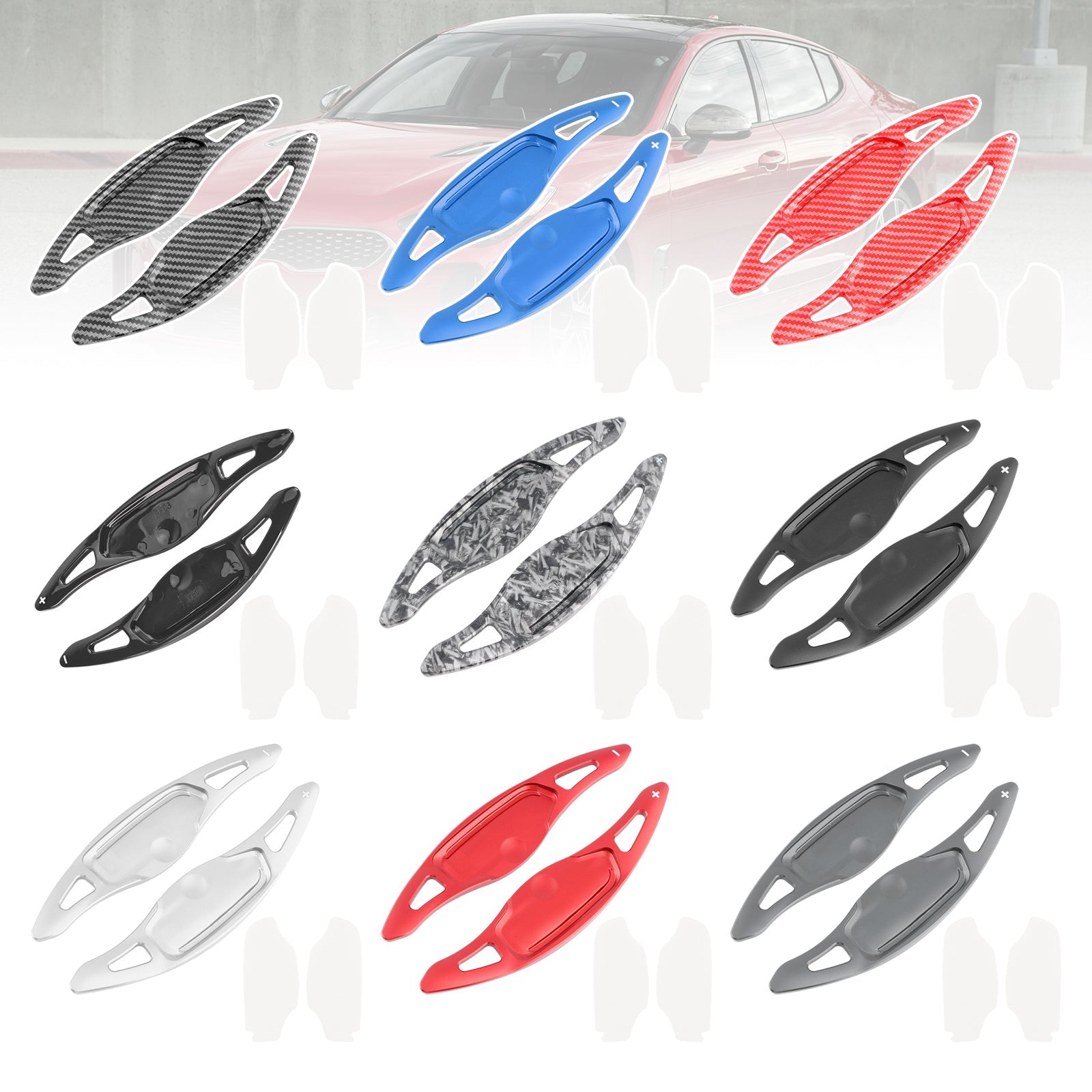 2018-2023 Kia Stinger Steering Wheel Paddle Shifter Covers