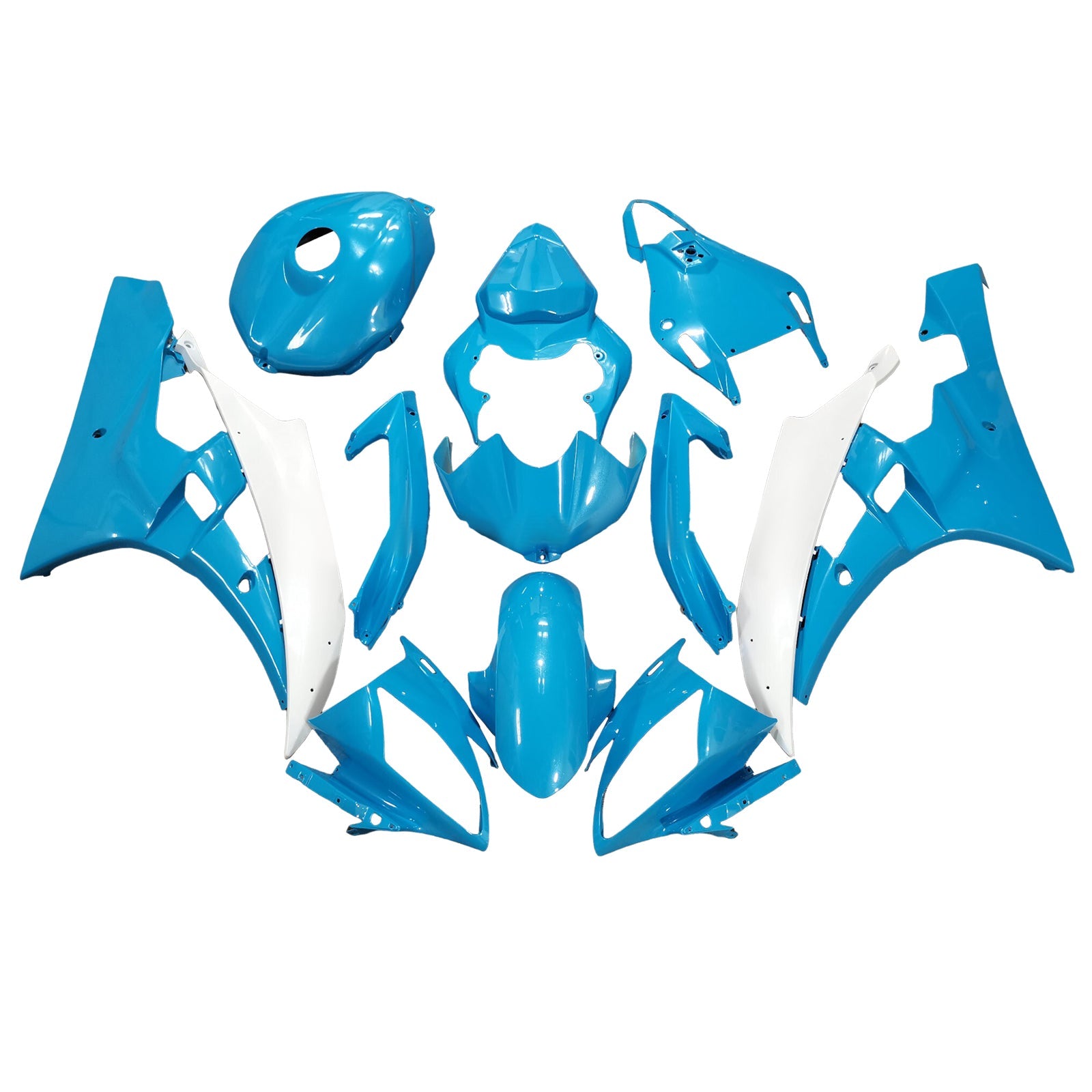 Injection Fairing Kit Bodywork Plastic ABS For Yamaha YZFR6 YZF-R6 2006-2007