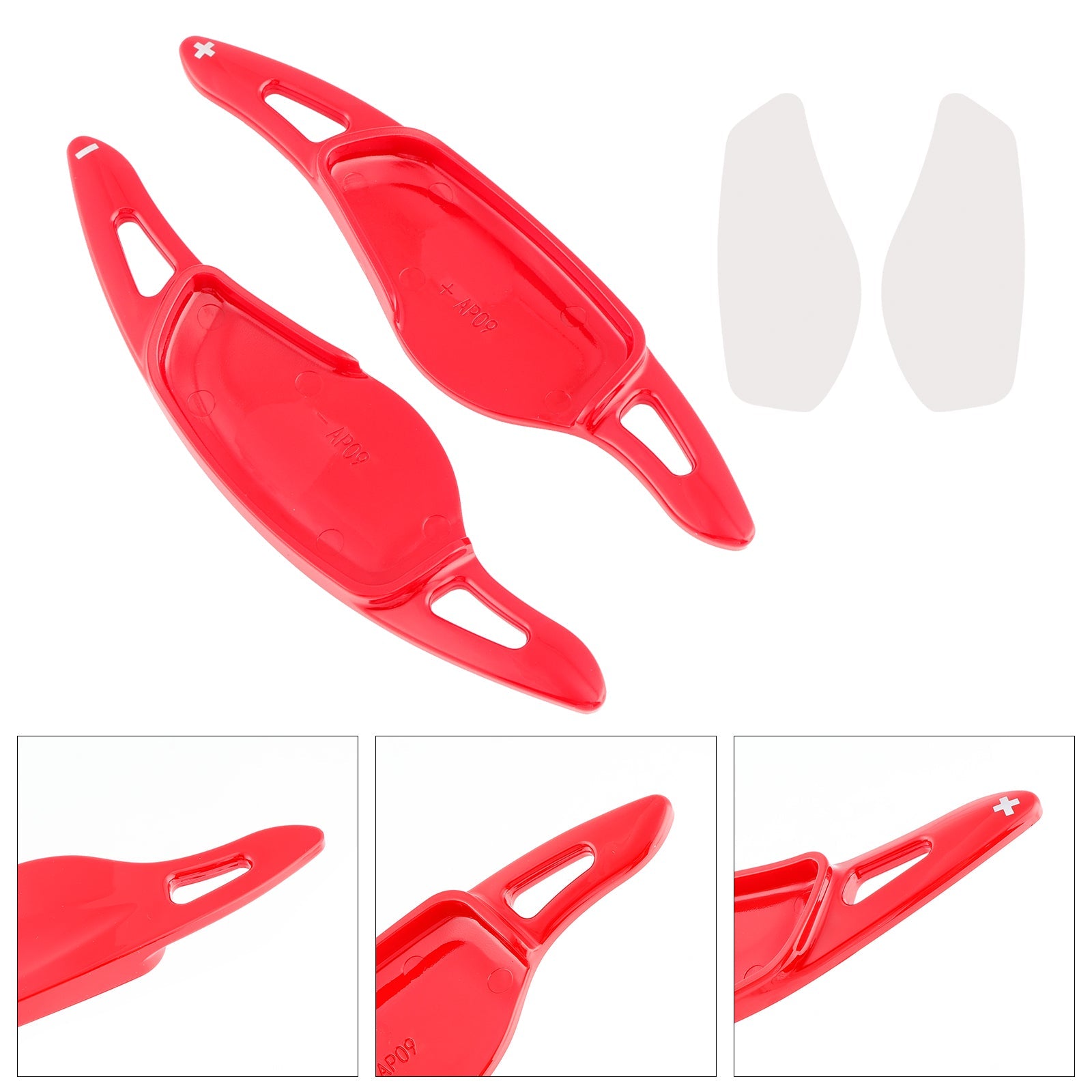 Steering Wheel Paddle Shifter Extensions For BMW G05 X5 F95 X5M G07 X7 G22 Red